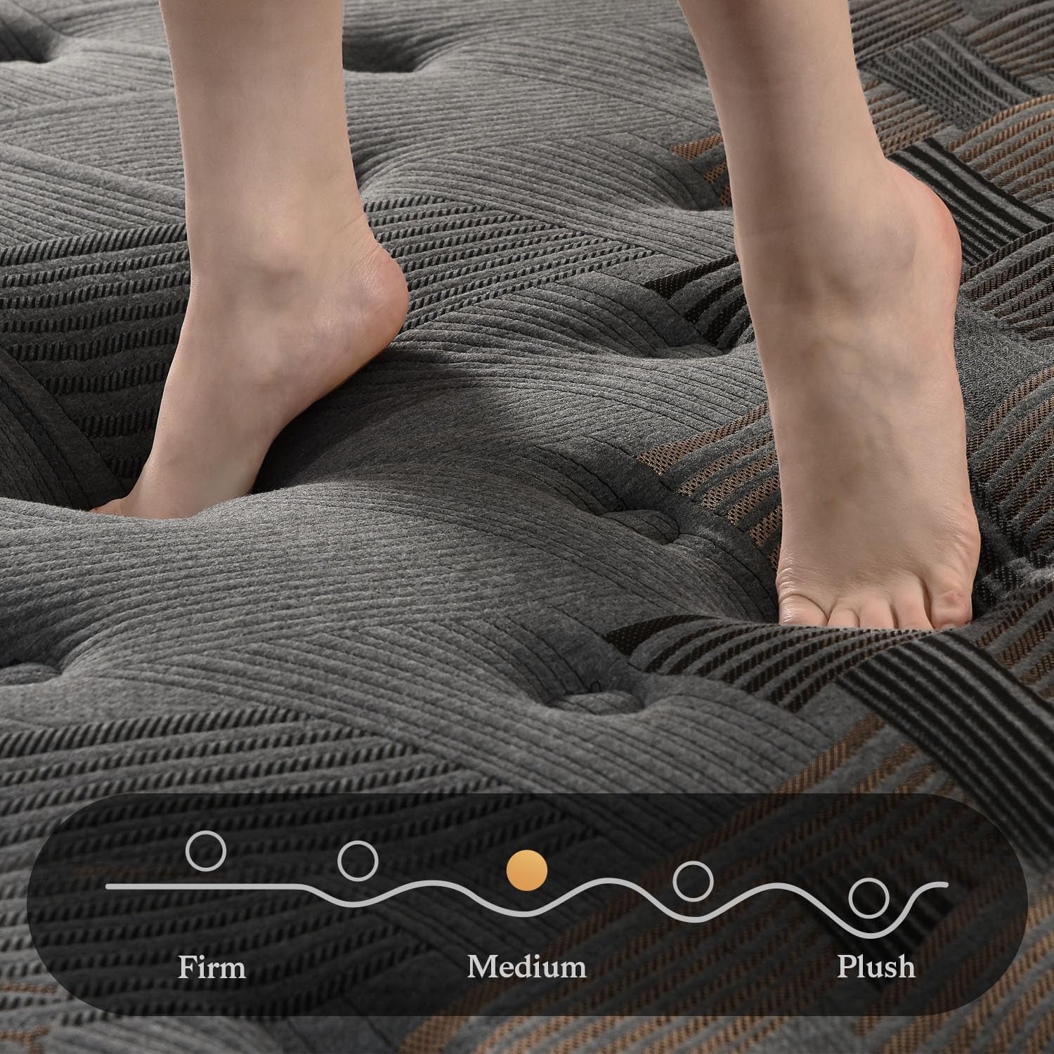 10 Inch Hybrid Mattress with Zoned Support and Comfort-1