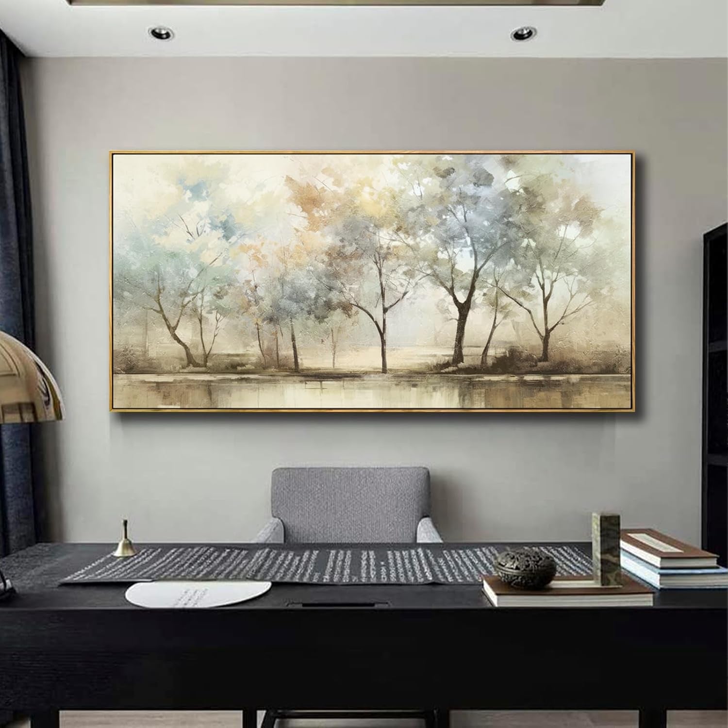 Colorful Abstract Trees Wall Art Canvas 20 By 40Inch-3