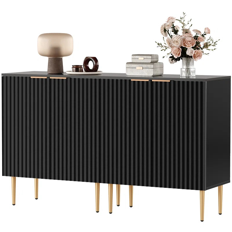 Rishaw 34.3" Tall Adjustable Shelf 2 - Door Accent Cabinet-1