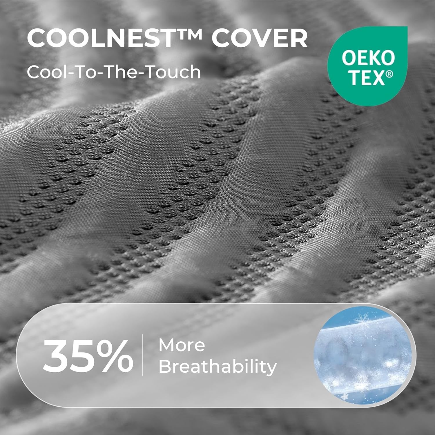 Cooling Gel Queen Size Mattress with Pressure Relief-3