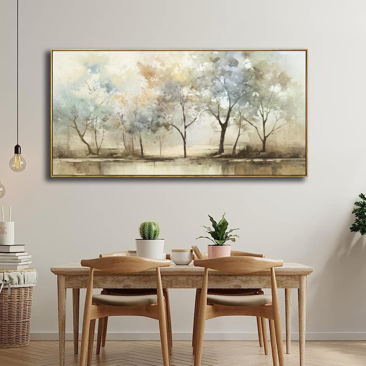 Colorful Abstract Trees Wall Art Canvas 20 By 40Inch-2