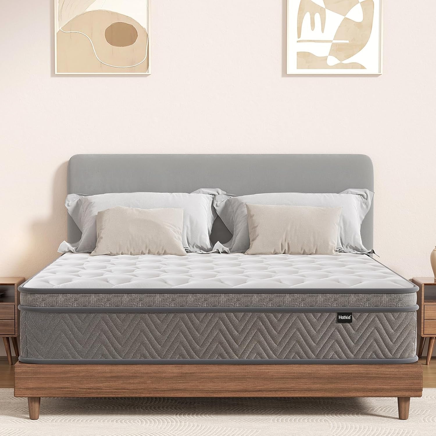 10 Inch Hybrid Queen Mattress with Pocket Springs Comfort-1