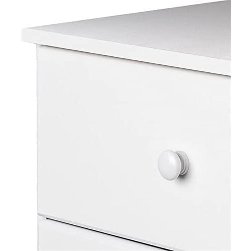 White Six Drawer Double Dresser For Bedroom Storage-3