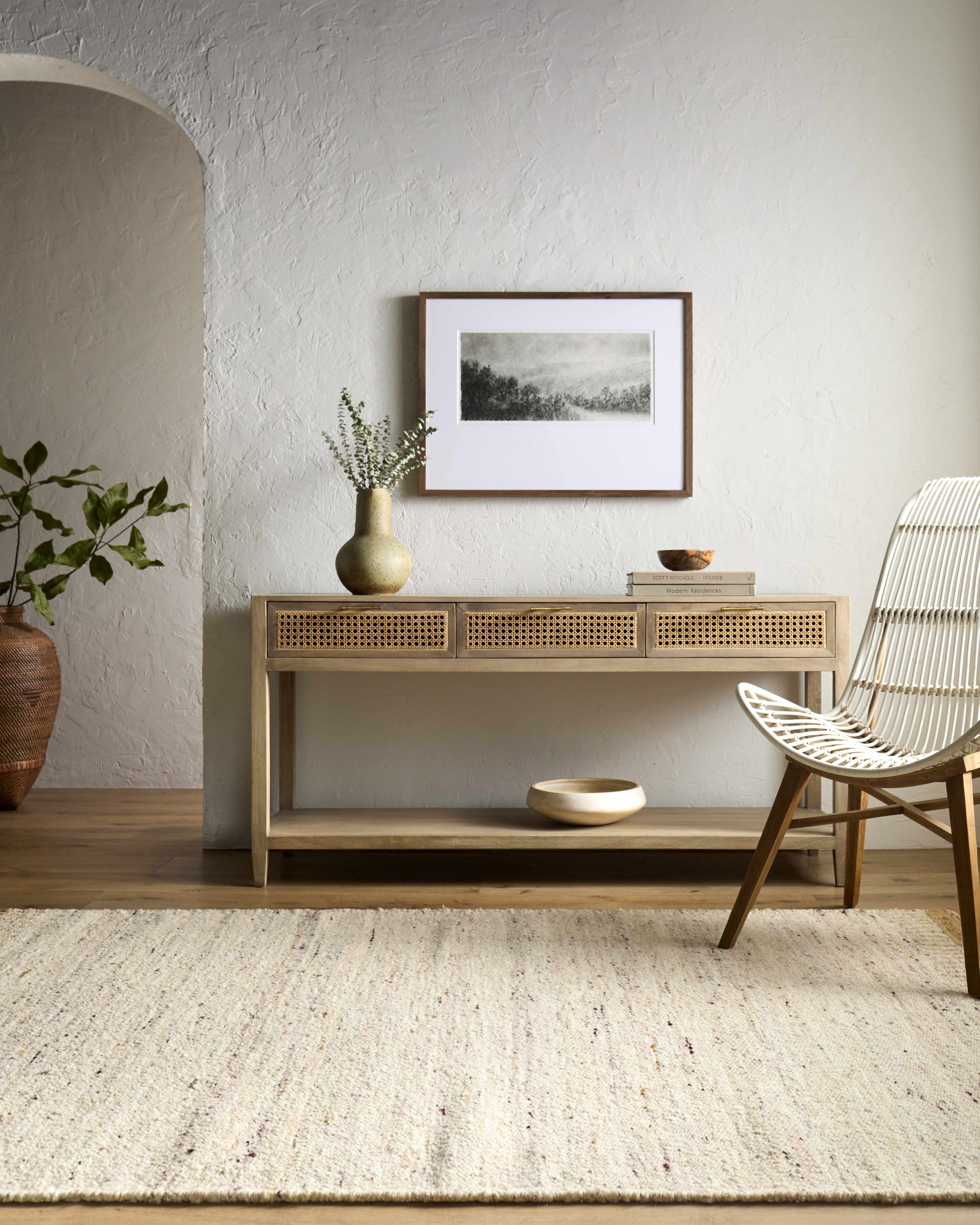 Andrey Beige Wool Rug