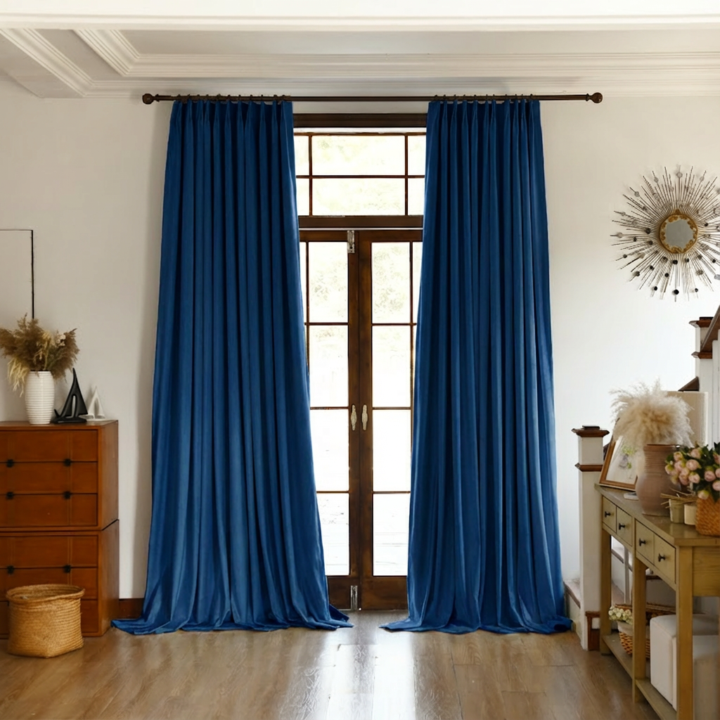 Custom Premium Velvet Blackout Curtains-22