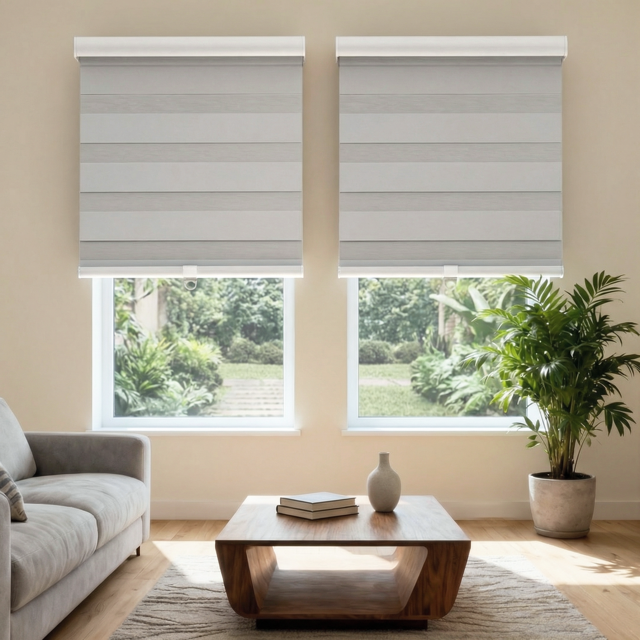 Dove Blackout Zebra Shade Cordless-1