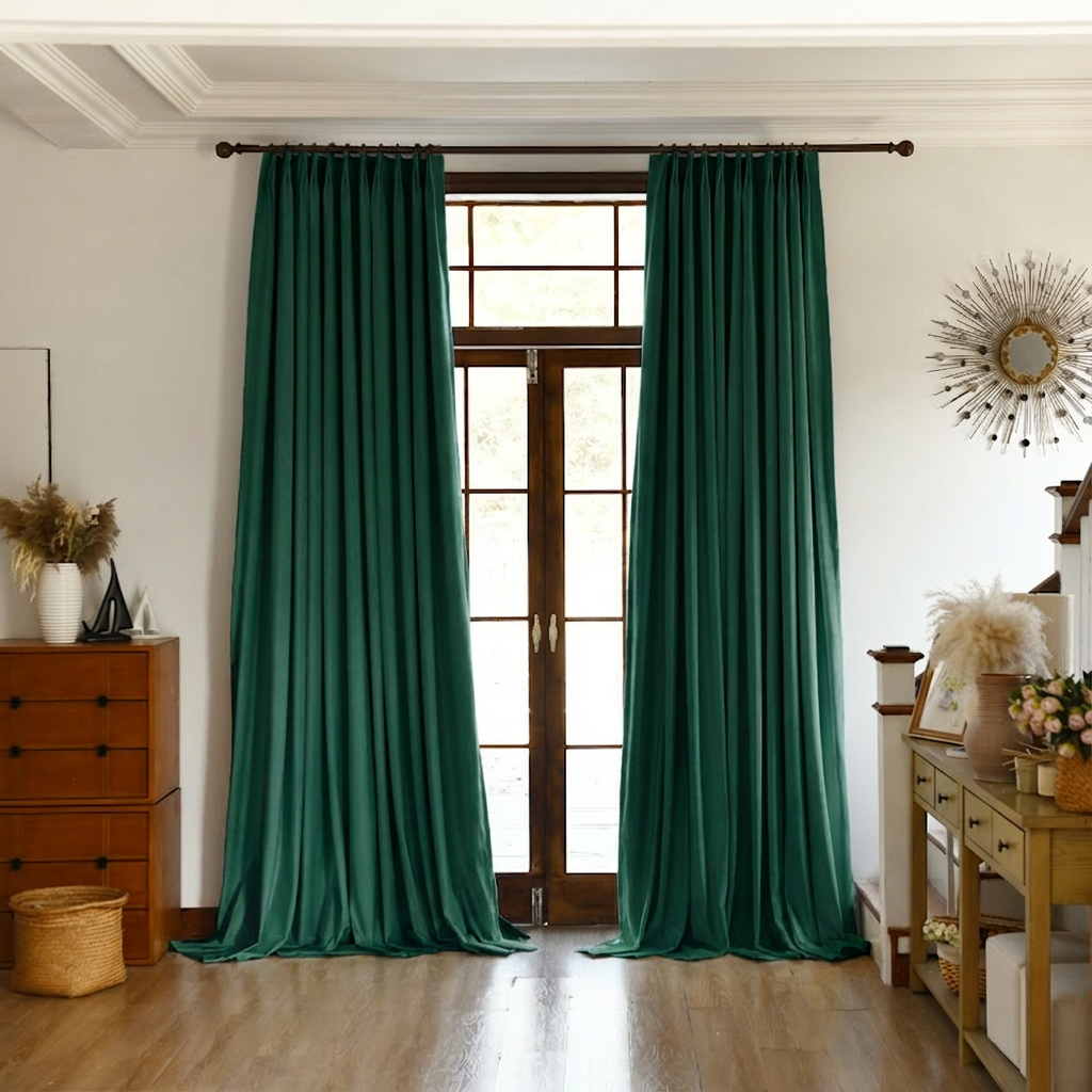 Custom Premium Velvet Blackout Curtains-18