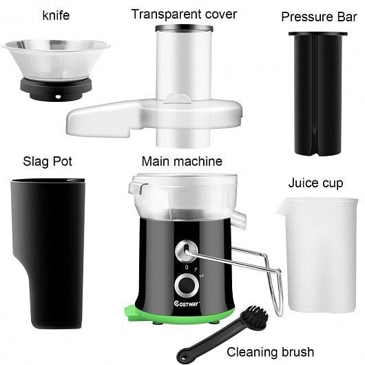 2 Speed Wide Mouth Fruit and Vegetable Centrifugal Electric Juicer..-5