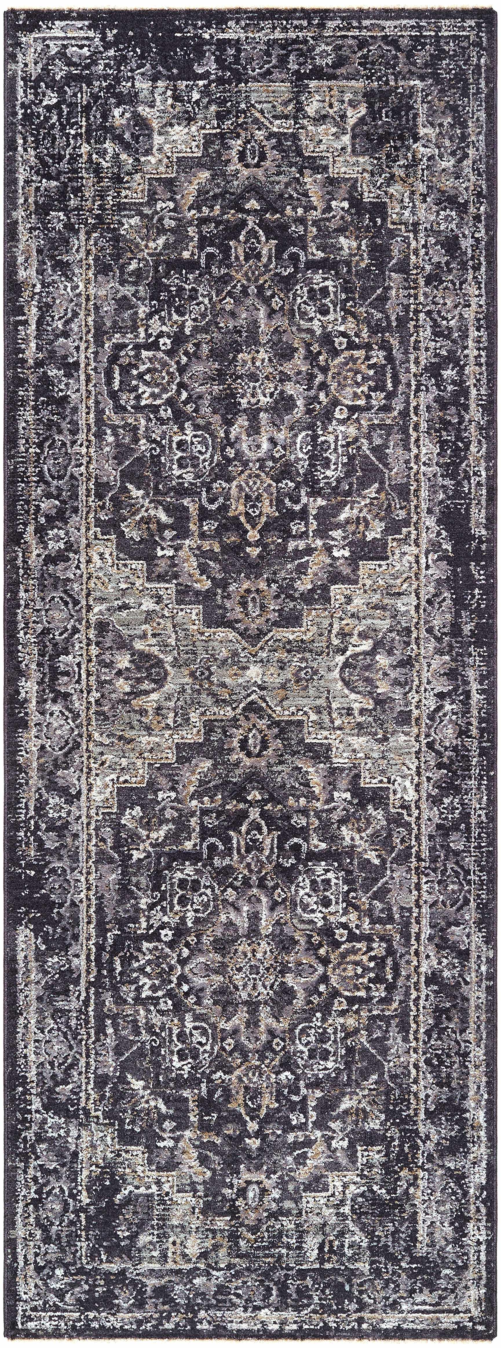 Alissa Black Area Rug