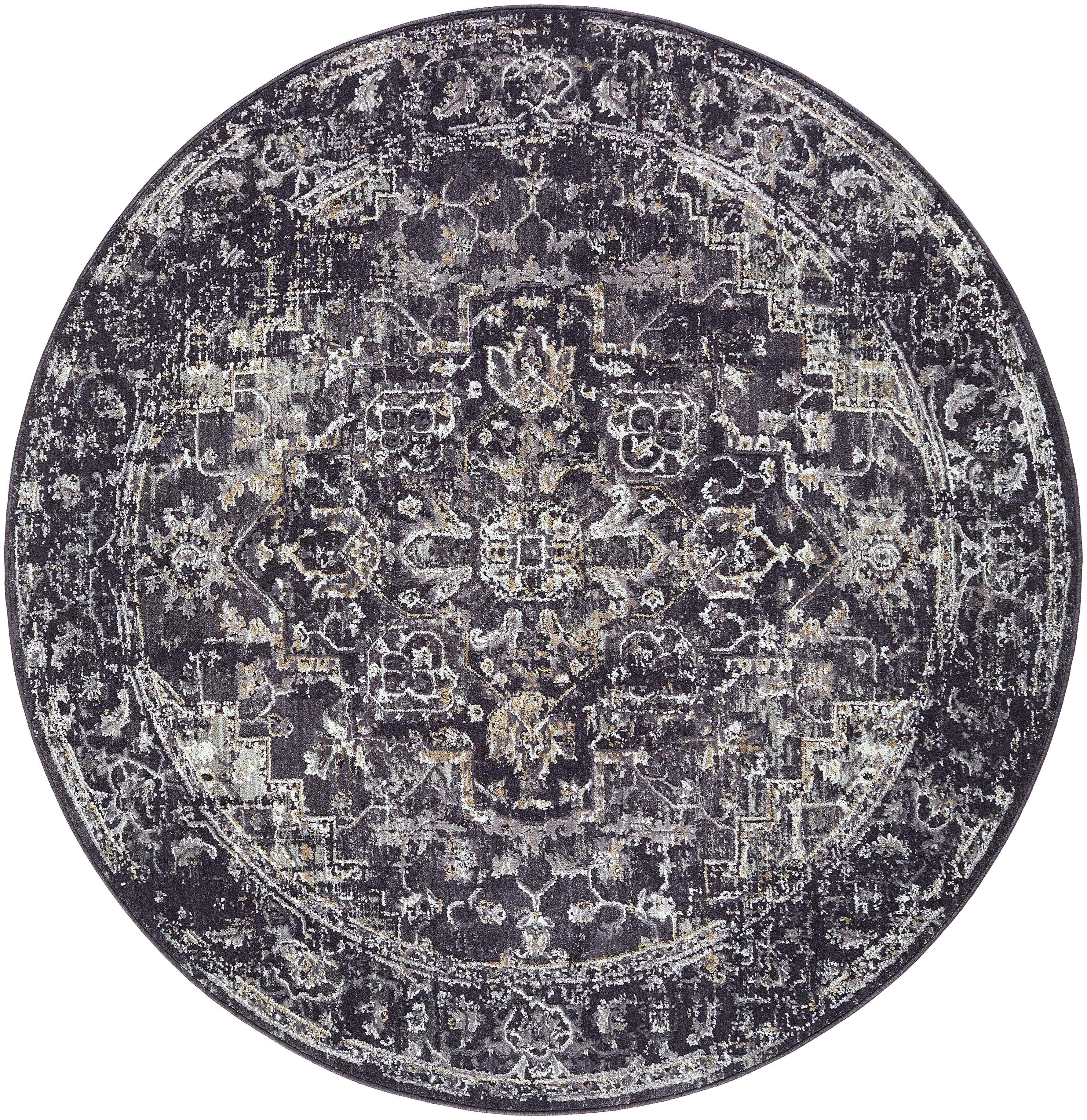 Alissa Black Area Rug