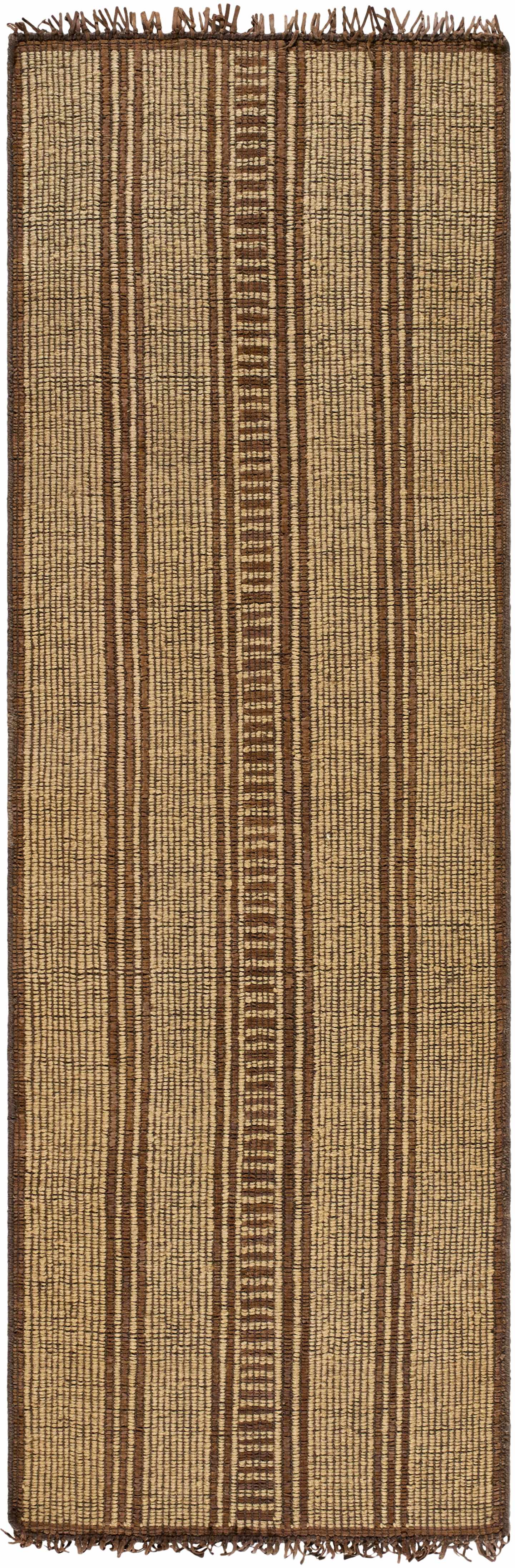 Gita Jute & Leather Rug - Clearance
