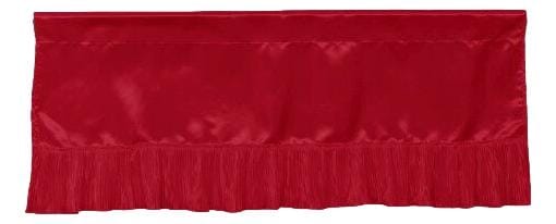 Tache Satin Romantic Red Victorian Glam Window Curtain 18x52" Valance (HY4174)-1