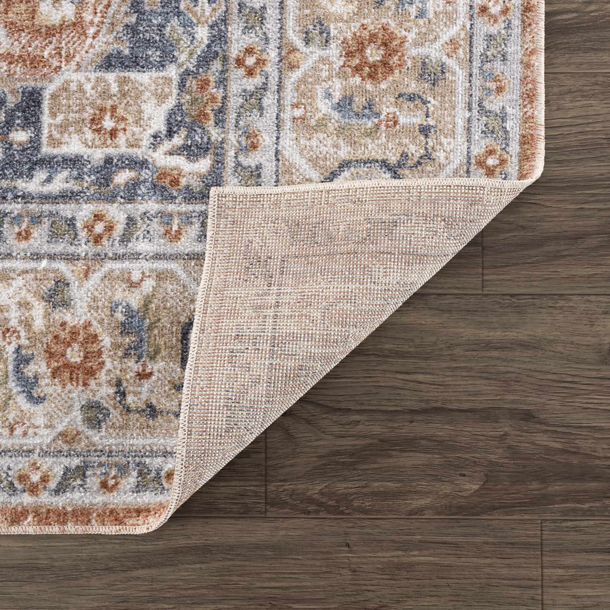 Gael Rust Boutique Washable Rug - Clearance