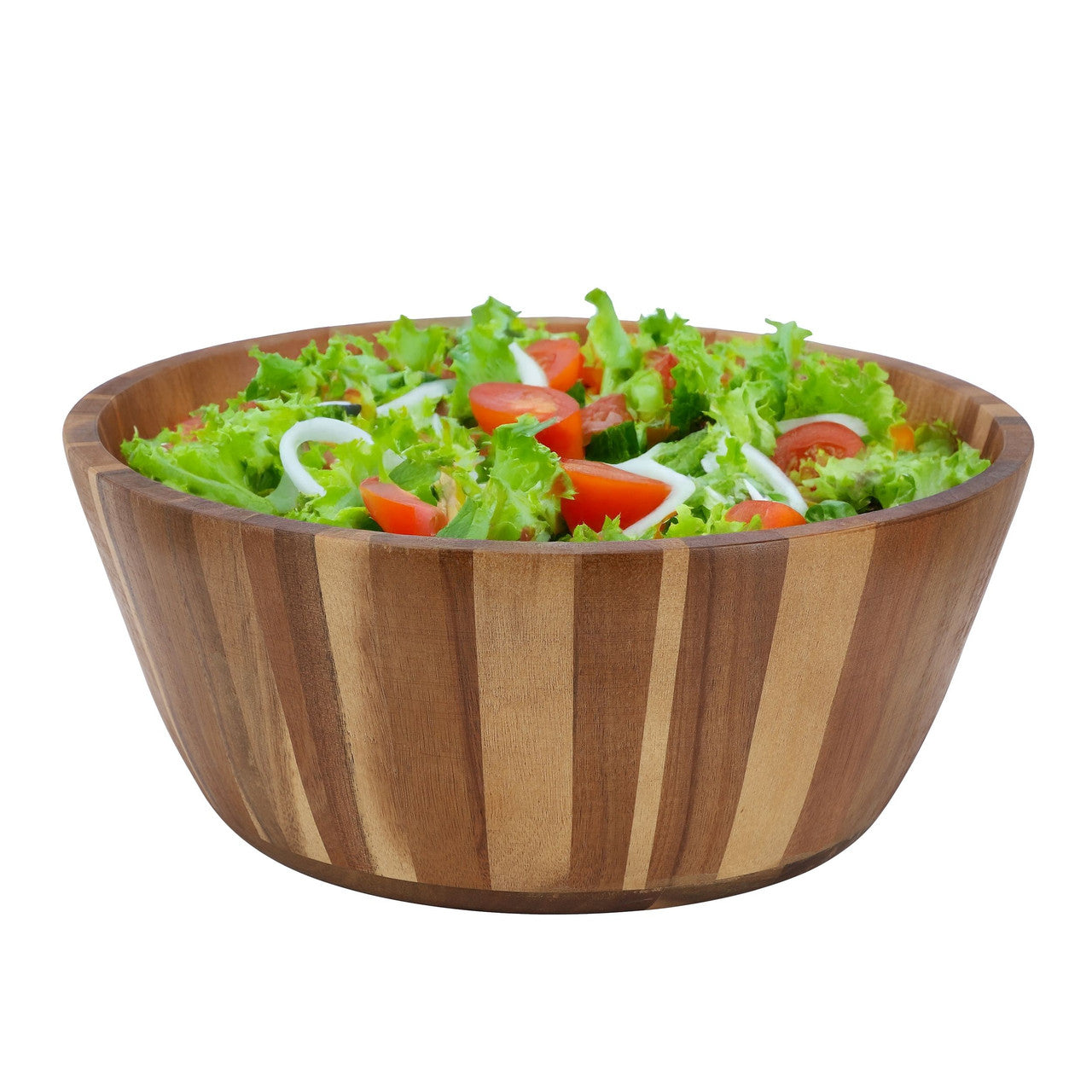 MegaChef 13.8 Inch Jumbo Acacia Wood Salad Bowl-0
