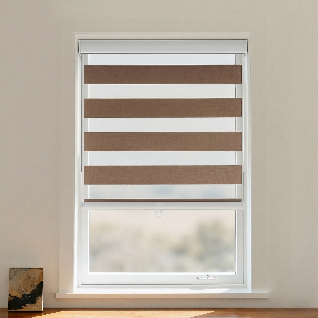 Dove Blackout Zebra Shade Cordless-8