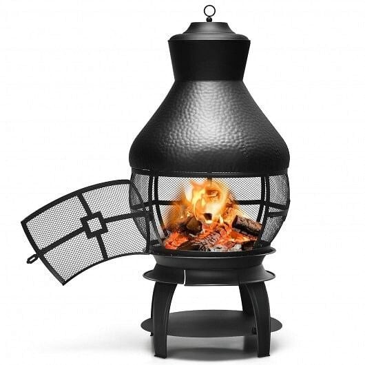 Patio Wood Burning Chimneys Fireplace-4
