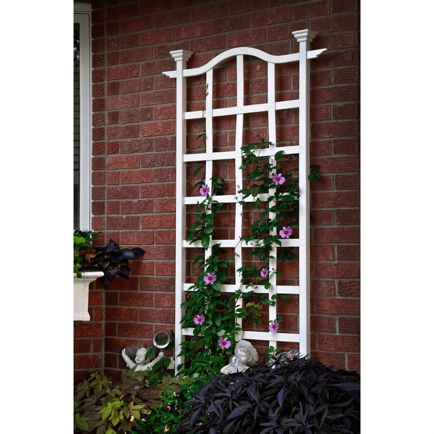 79-inch Outdoor Lattice Panel Garden Plant Trellis-0