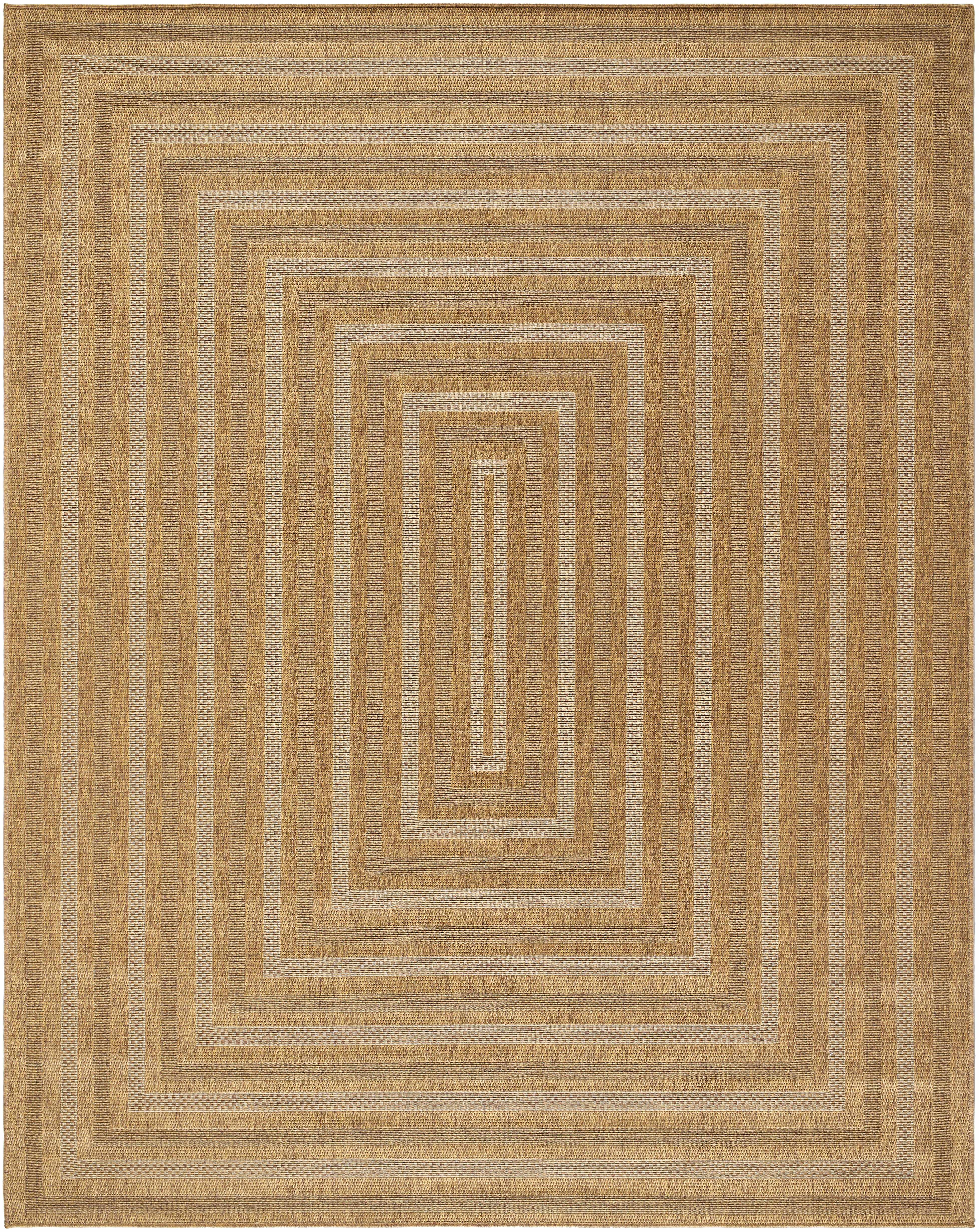 Dyami Flatweave Faux Jute Outdoor Rug