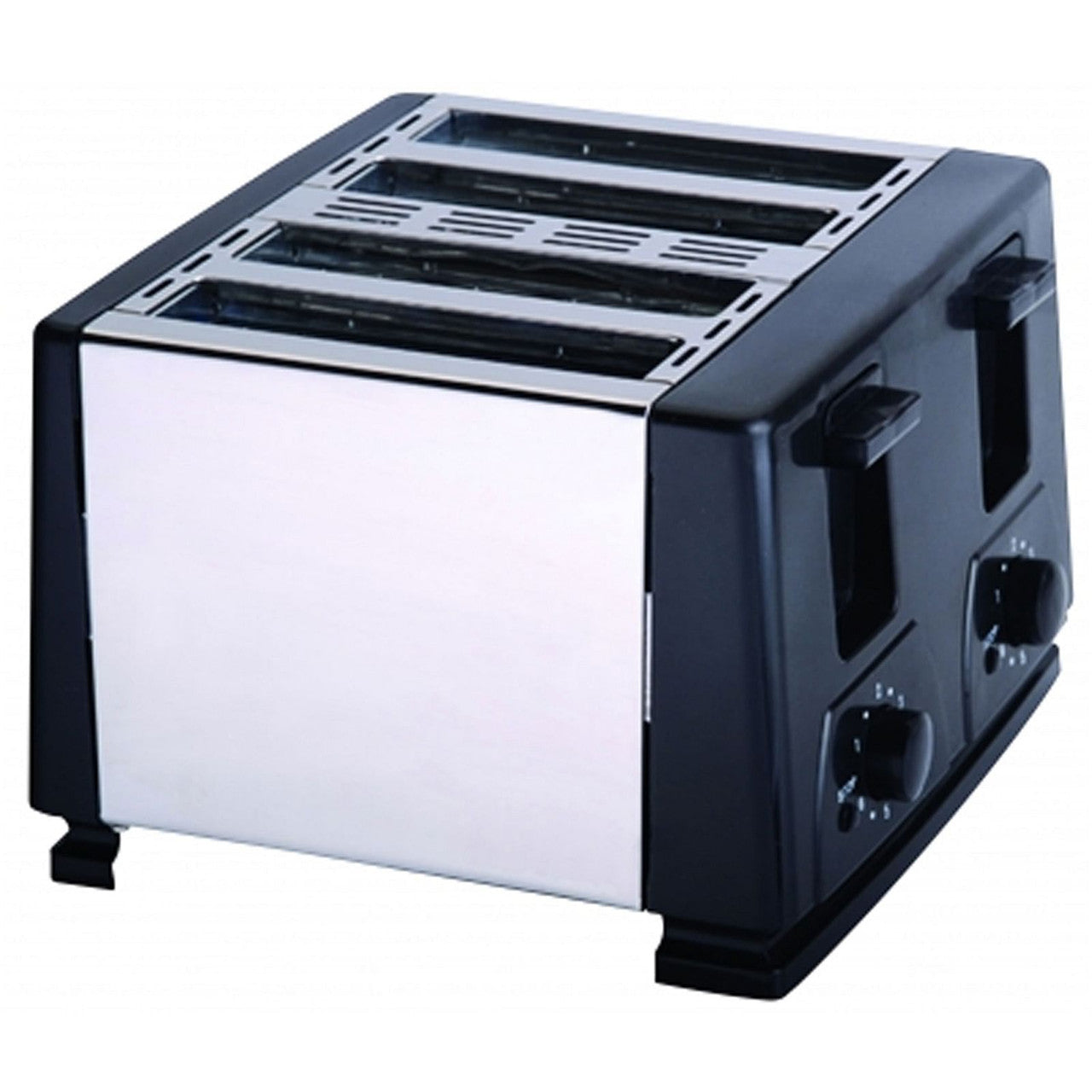 Brentwood 1300W 4 Slice Toaster in Black and Silver-0