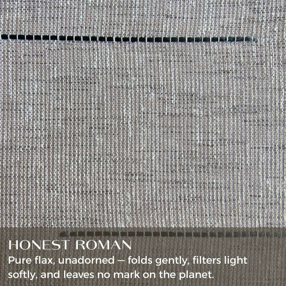 Matilda Custom Linen Roman Shades