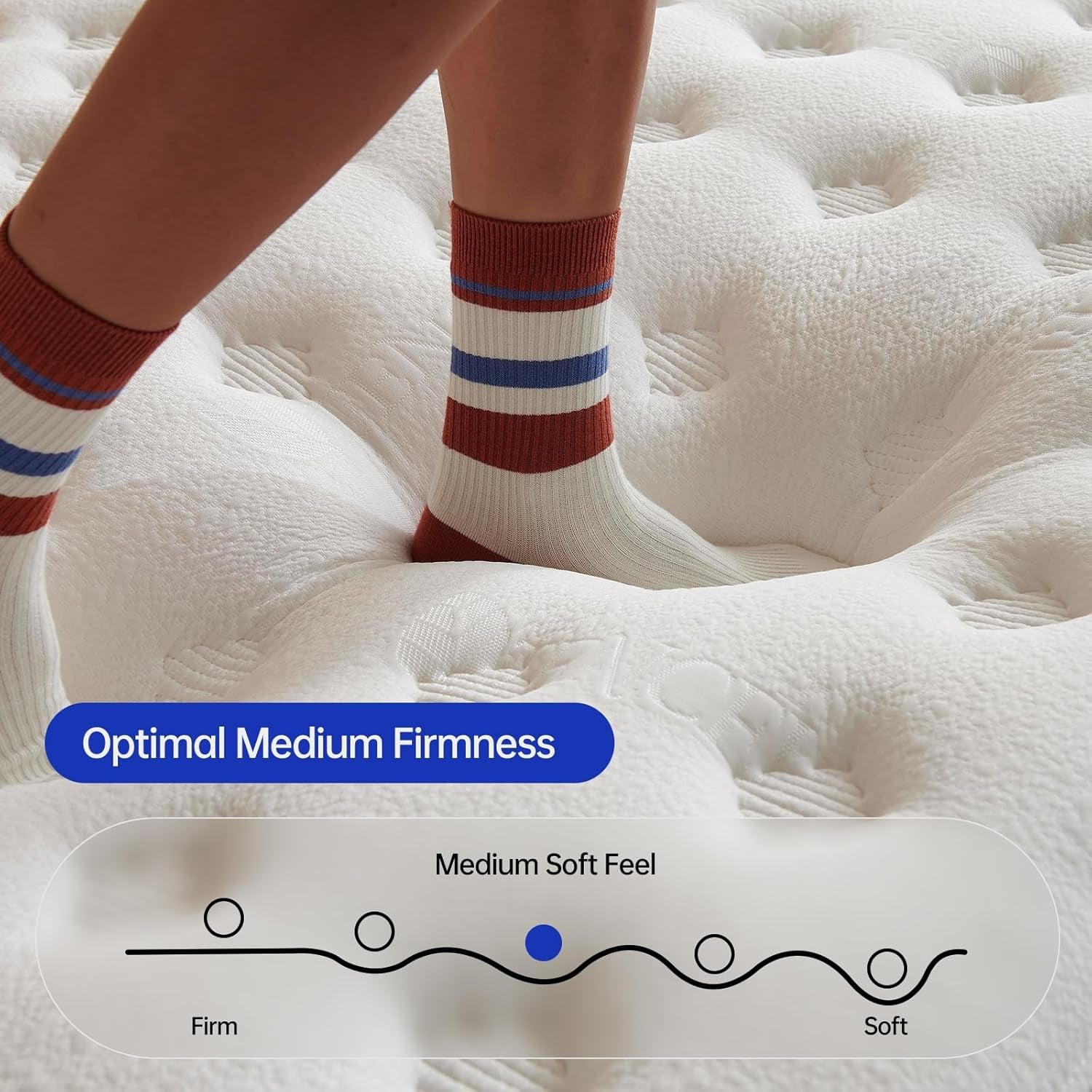 Queen Size 12 Inch Hybrid Mattress for Ultimate Comfort-2