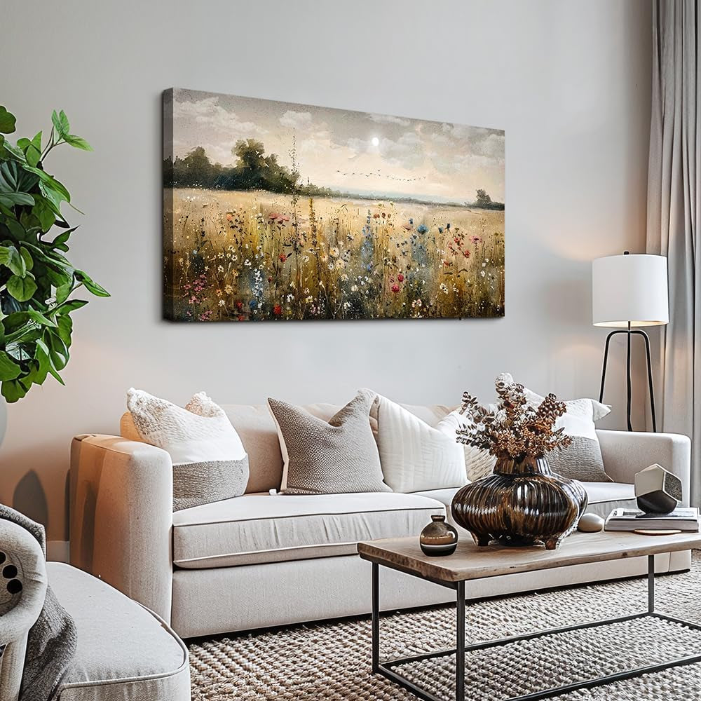 Giclee Canvas Wall Art 24x48 Inches Ready To Hang Frames-1