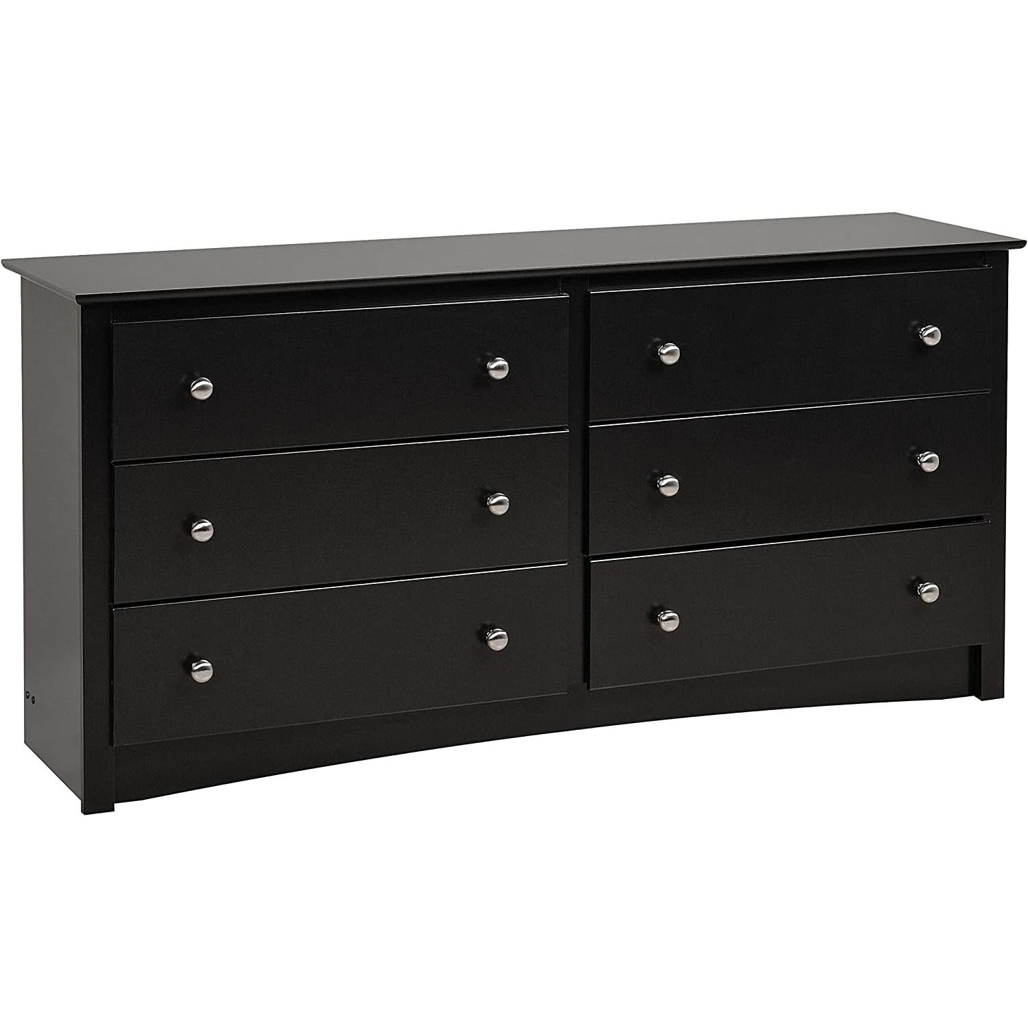 Black Sonoma 6 Drawer Double Dresser-1