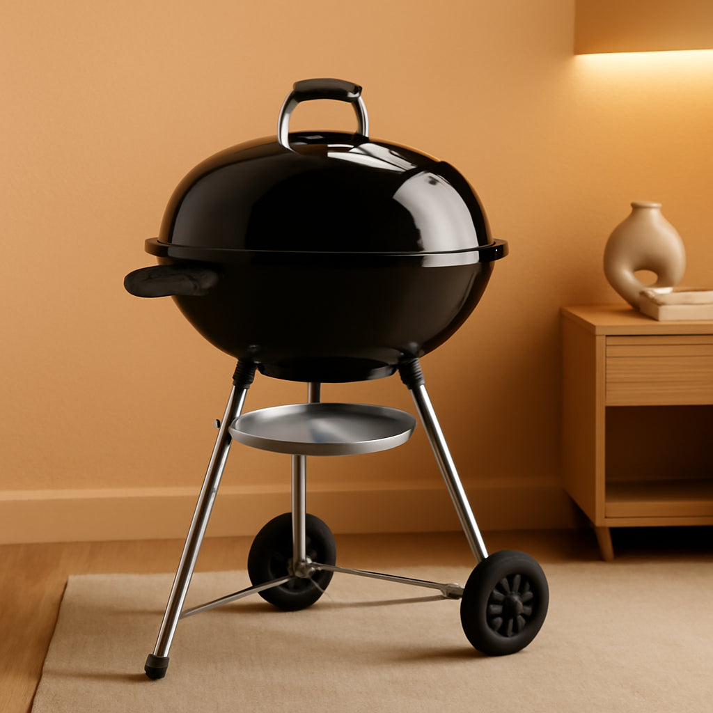 22-Inch Black Charcoal-Grill Jumbo Joe Patio Outdoor