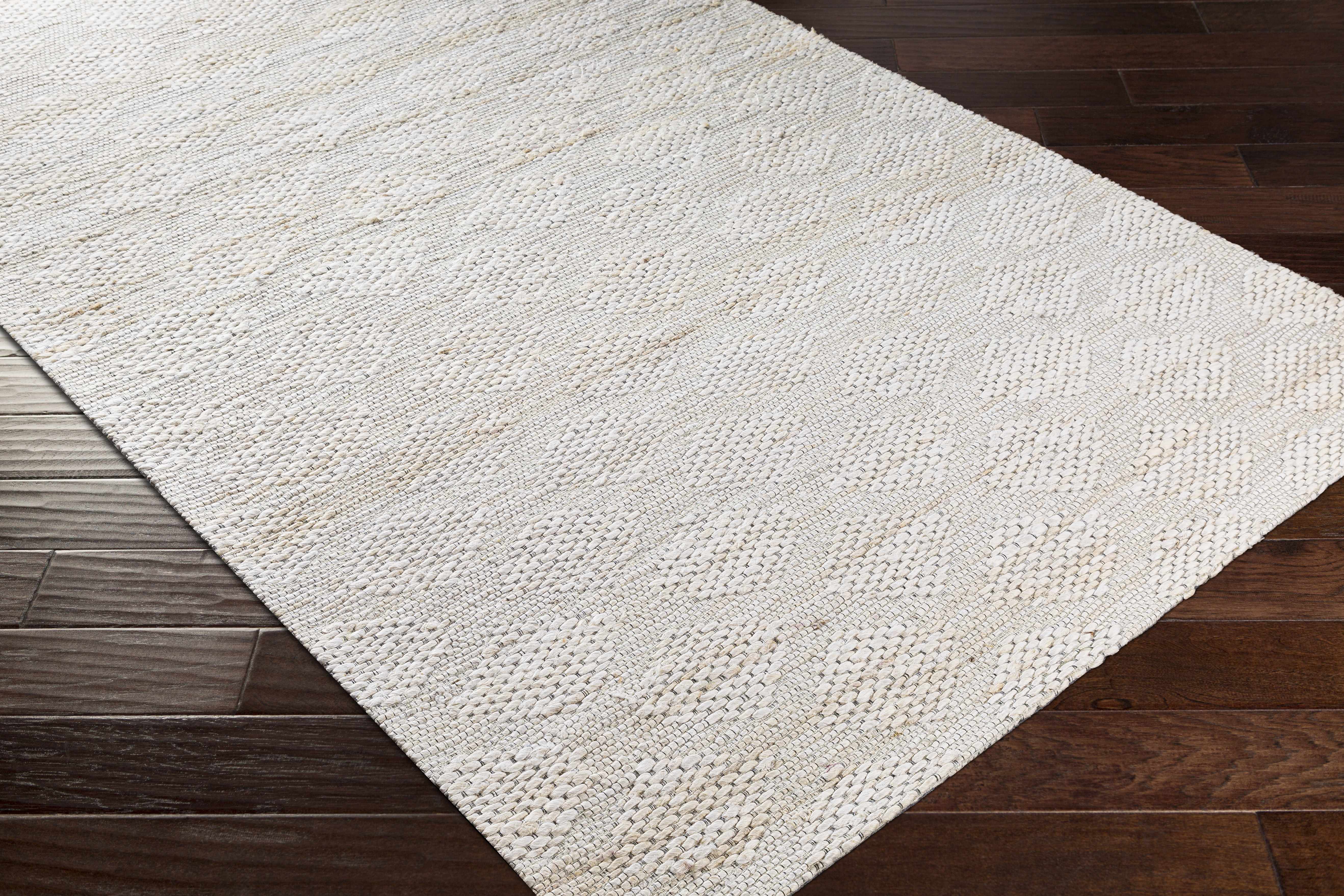 Angaston Beige Hand-Woven Jute Rug - Clearance