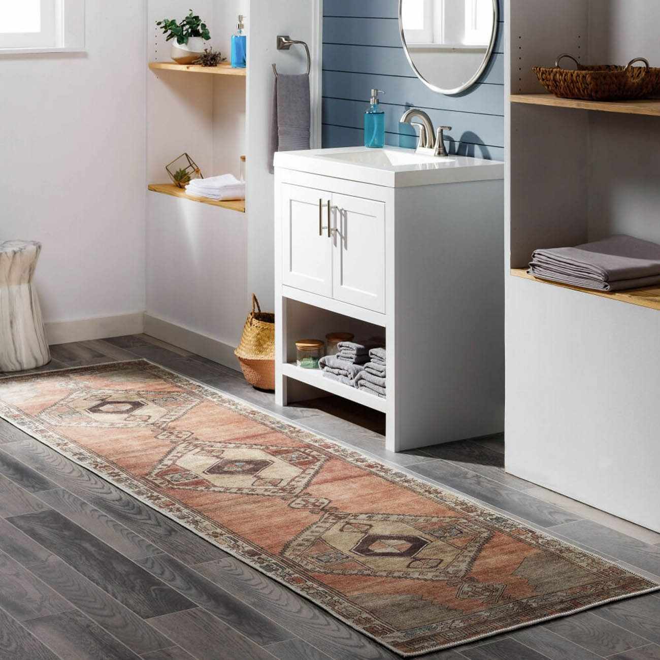Medinah Washable Runner Rug