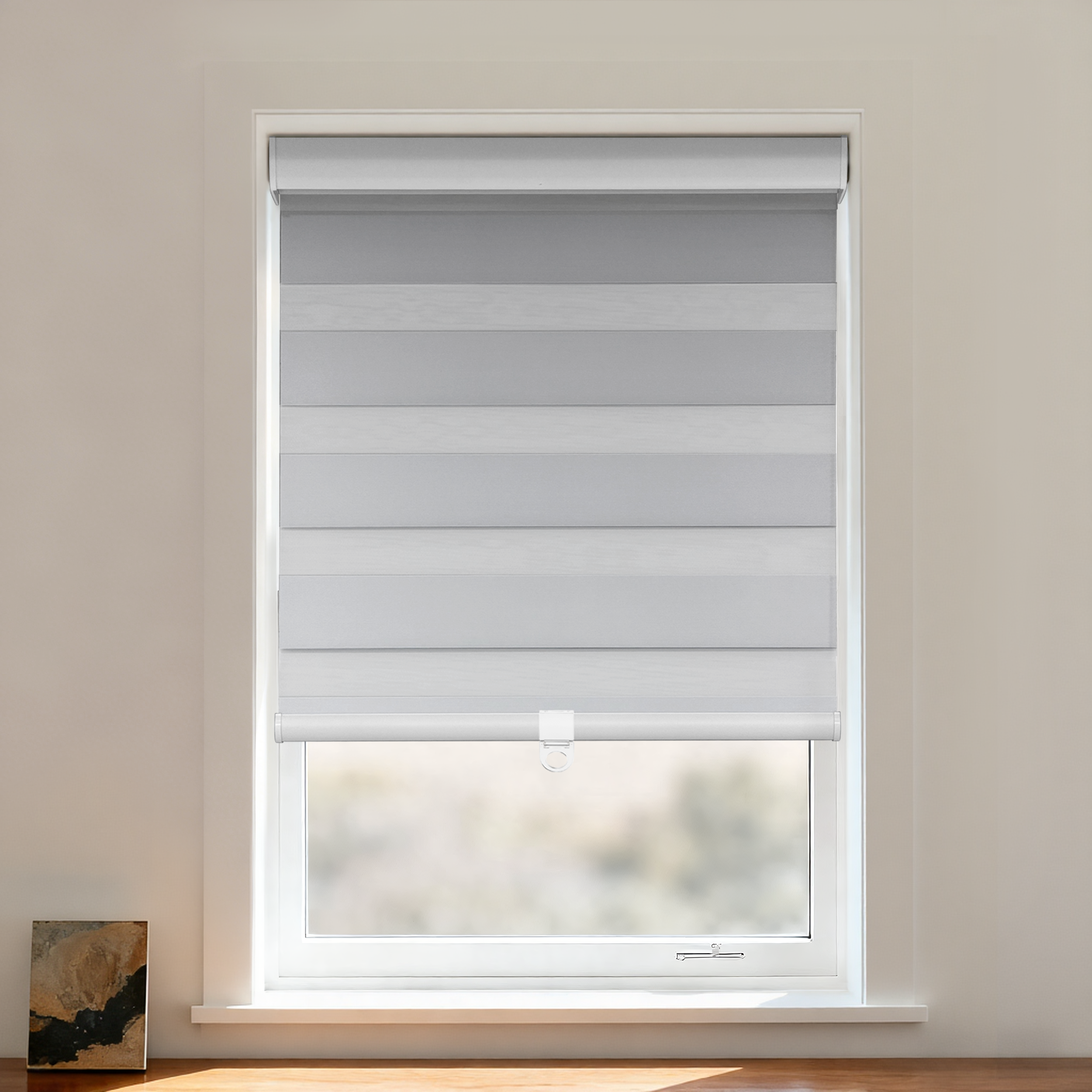 Dove Blackout Zebra Shade Cordless-3