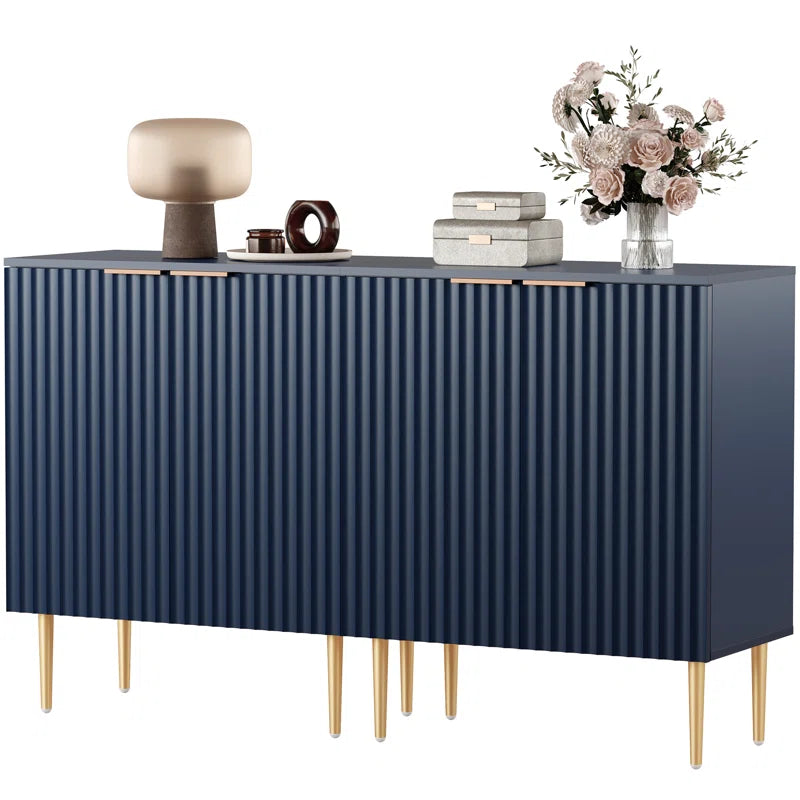 Rishaw 34.3" Tall Adjustable Shelf 2 - Door Accent Cabinet-0