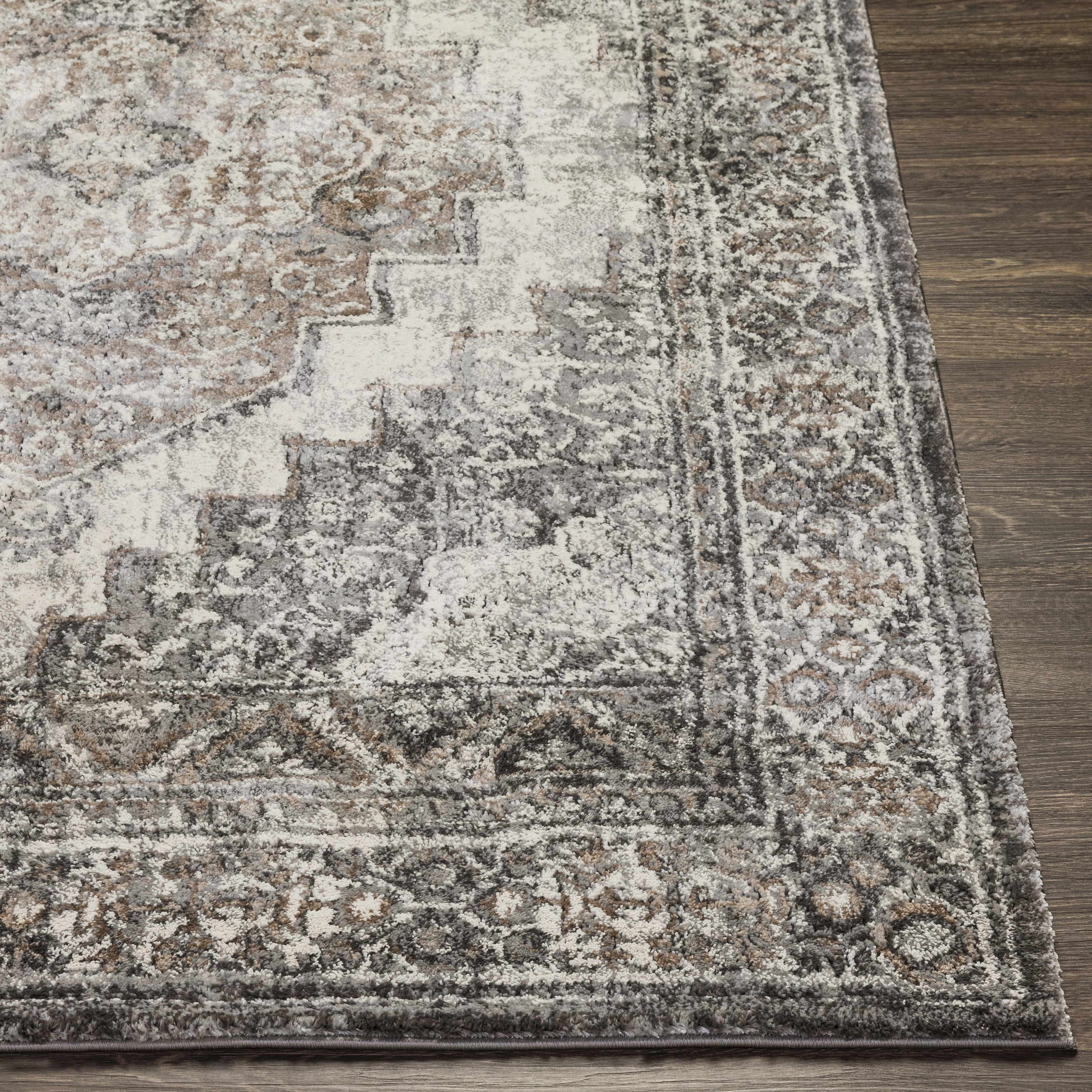 Manaring Charcoal Luxe Thick Area Rug - Clearance