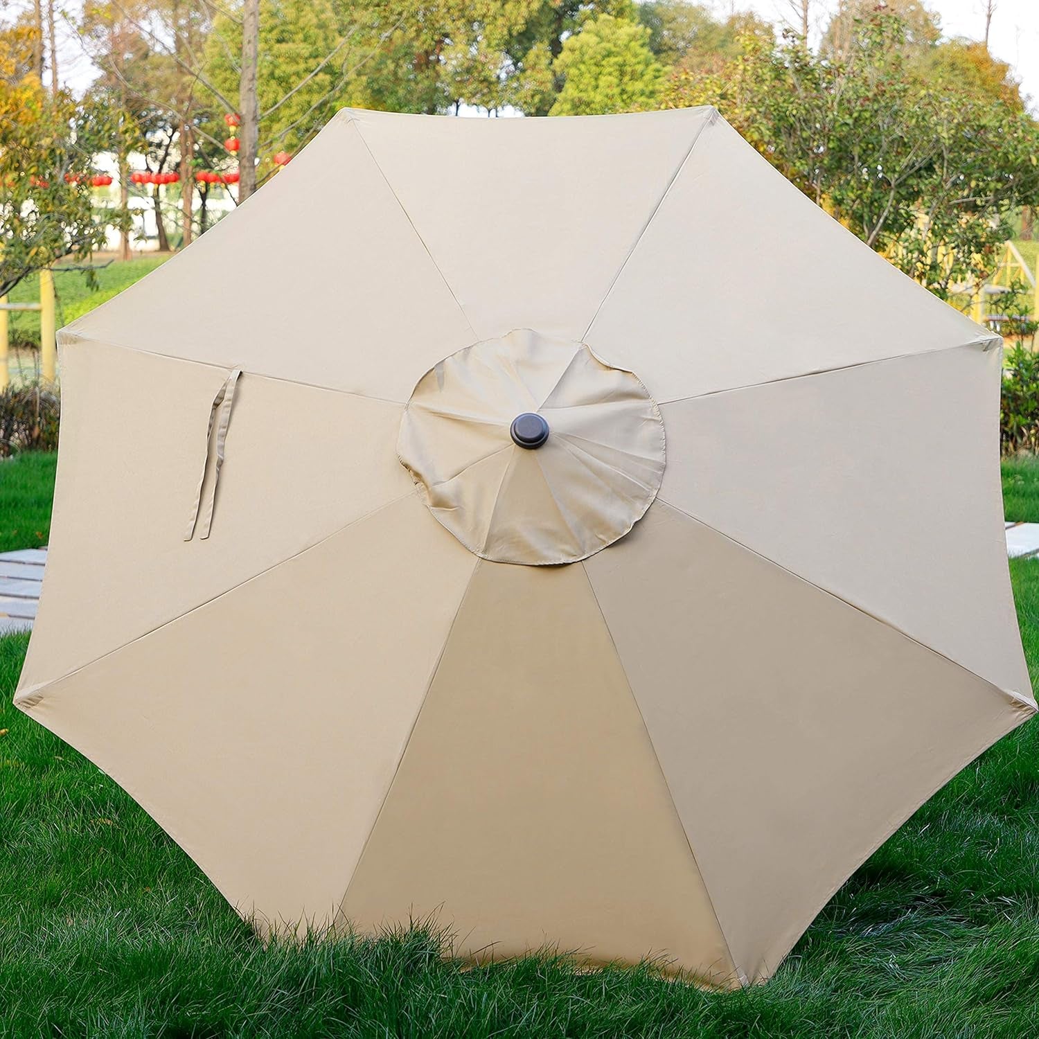 9 Foot Outdoor Patio Umbrella With Push Button Tilt-4