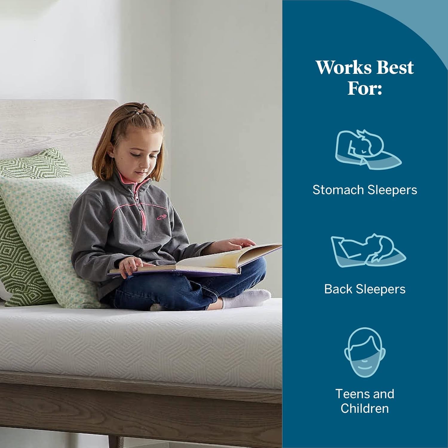 Six Inch Firm Gel Memory Foam Twin Mattress Comfort-3