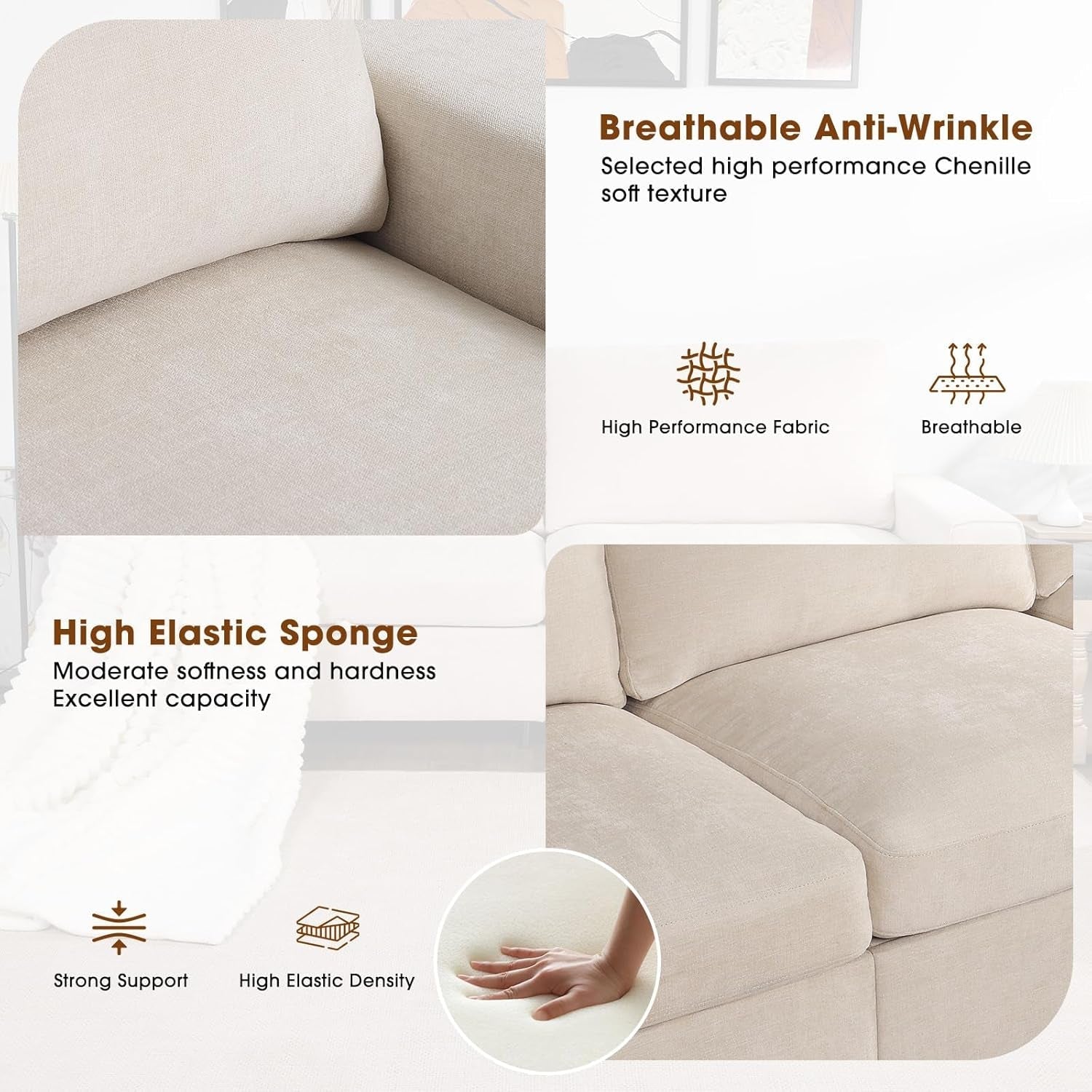 Convertible Storage Sectional Sofa with Spacious Hidden Storage-4