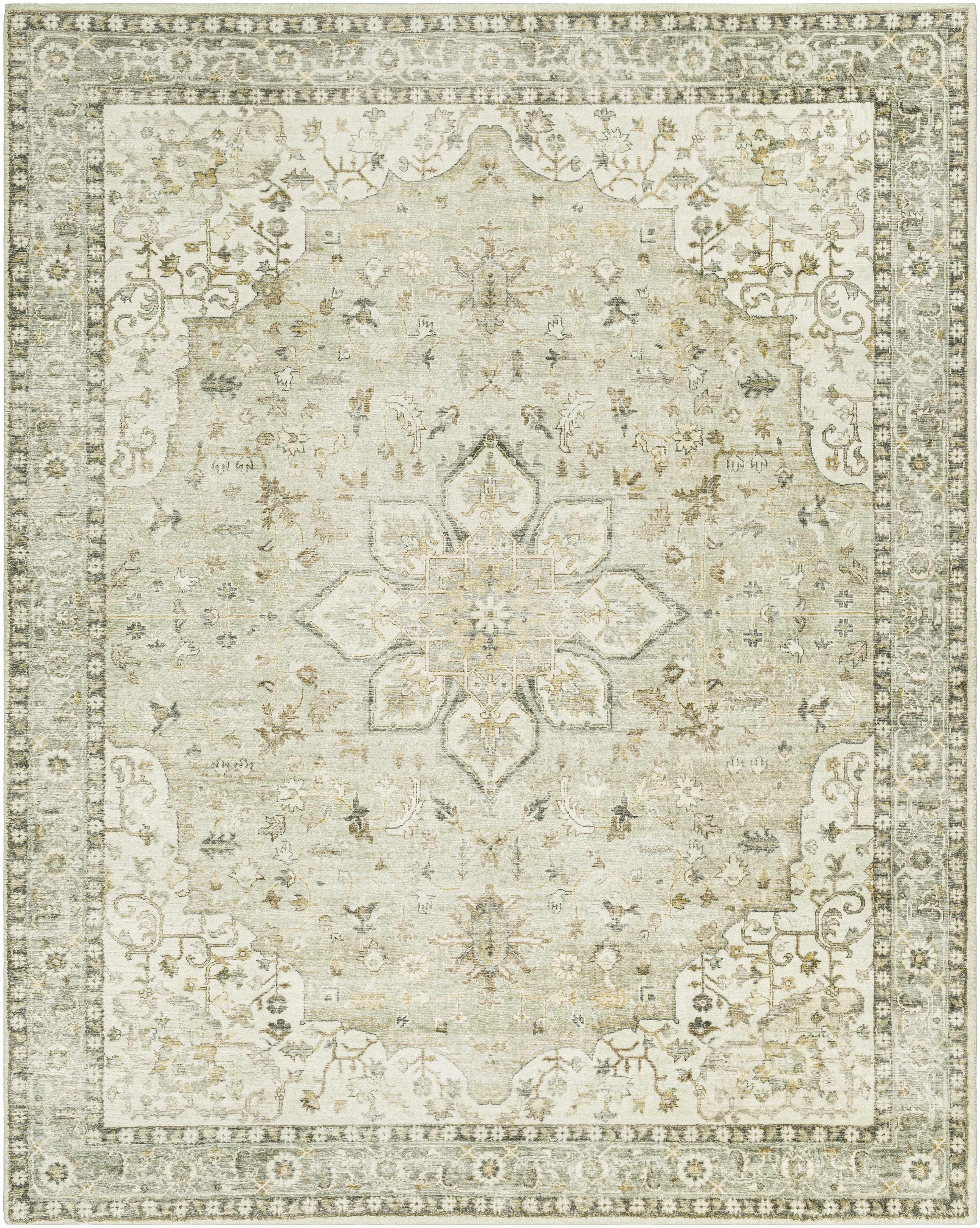 Crondall Sage Traditional Area Rug