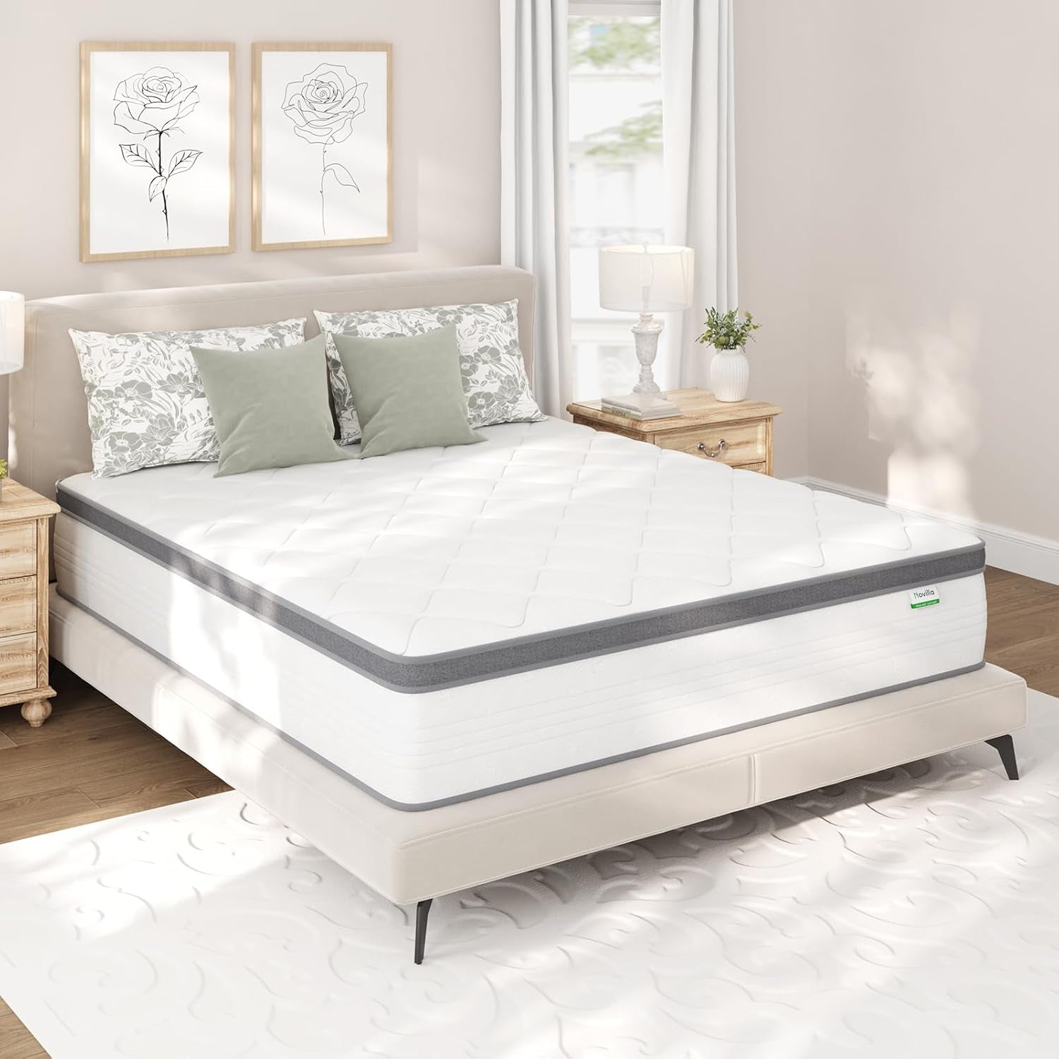 Queen Size 10 Inch Hybrid Mattress for Ultimate Comfort-0