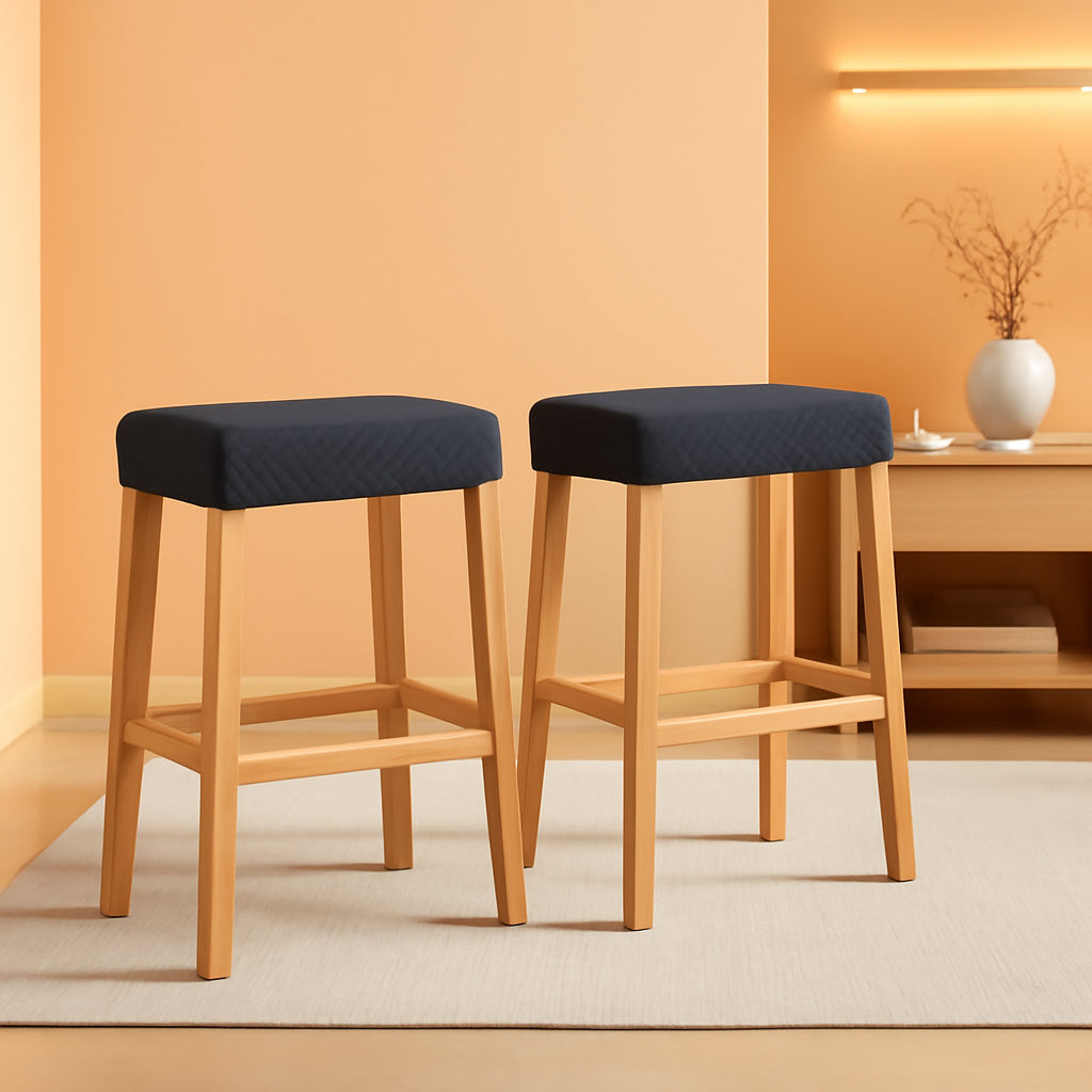 Stretch Waterproof Bar Stool Covers 2 Pack For Counter-0