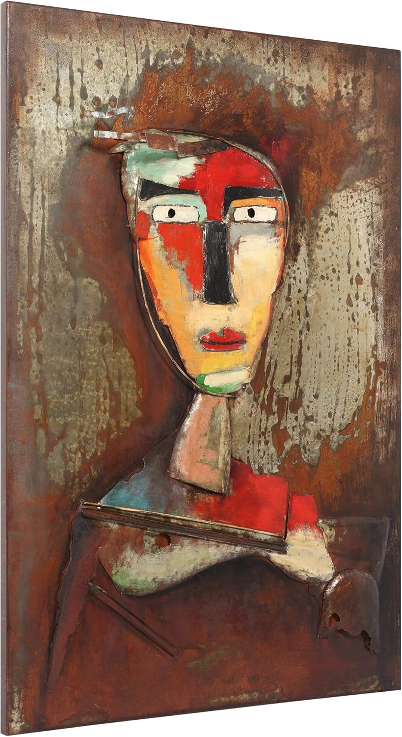 Mixed Media Handcrafted Modern Wall Art 48x32 Inches-1