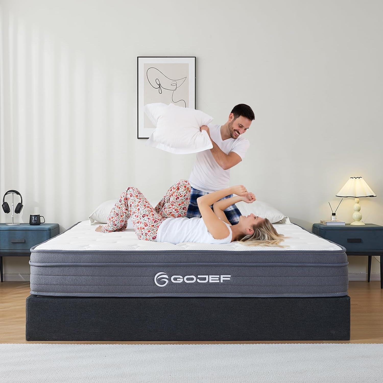 Queen 12 Inch Hybrid MemoryFoam Mattress PremiumGrade-1