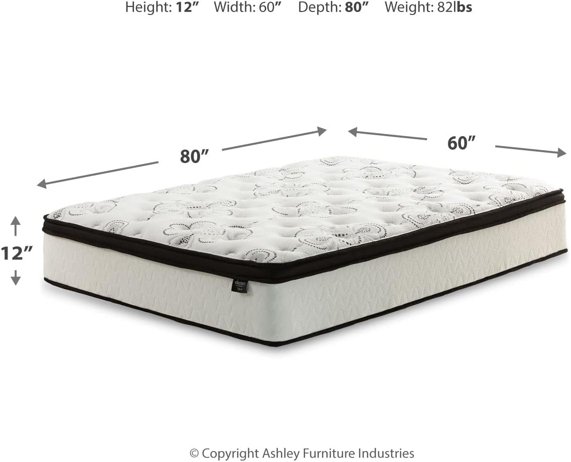 Queen Hybrid Mattress Cooling Gel, Medium-Firm, 12"-2