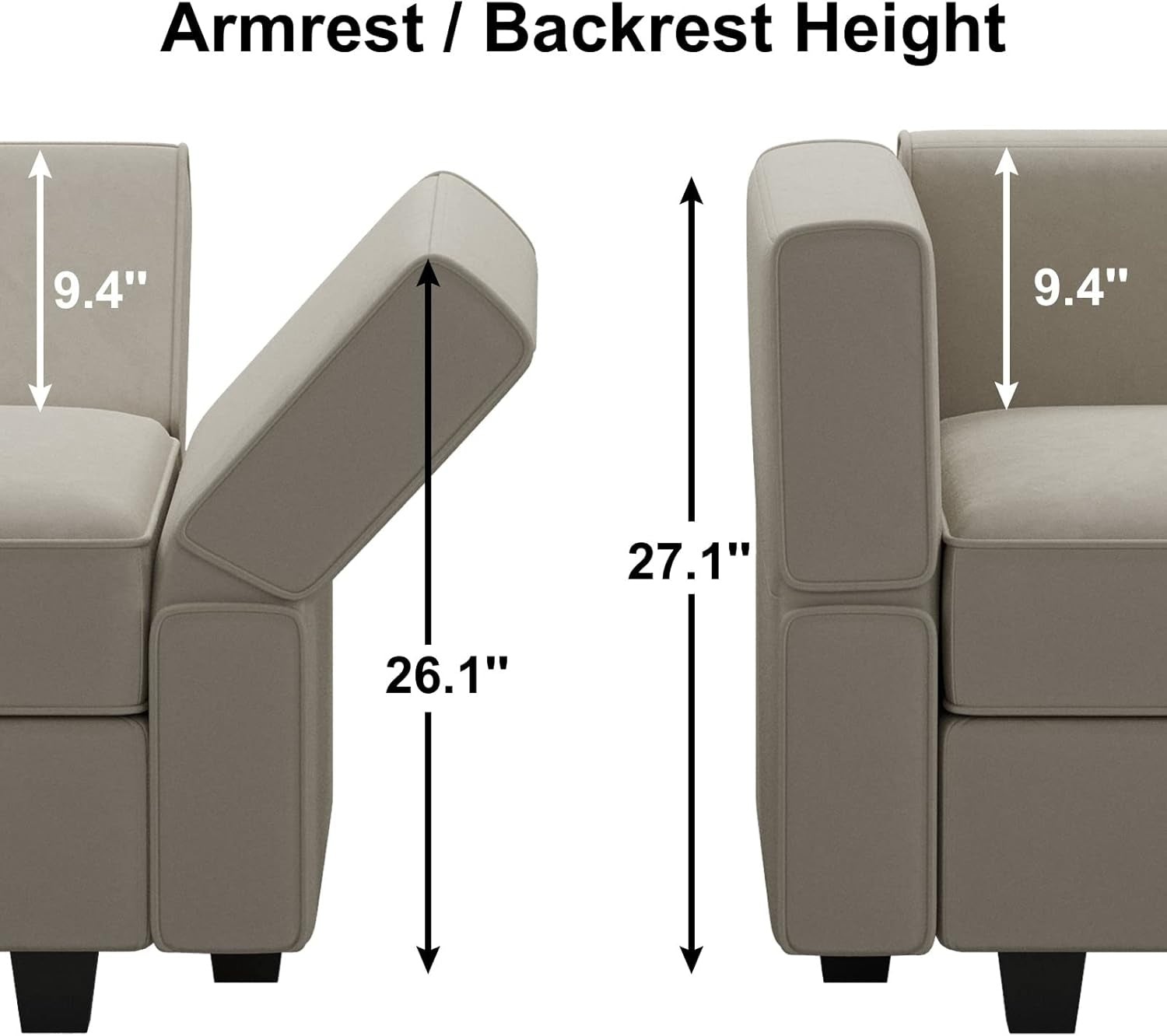 Oversized U Shaped Sectional Sofa With Hidden Storage-1