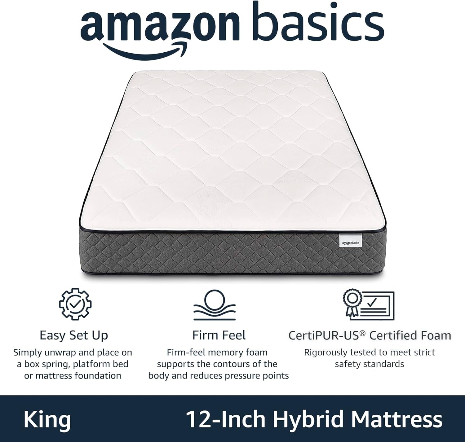 King Gel Infused Memory Foam Mattress Cooling Technology-1