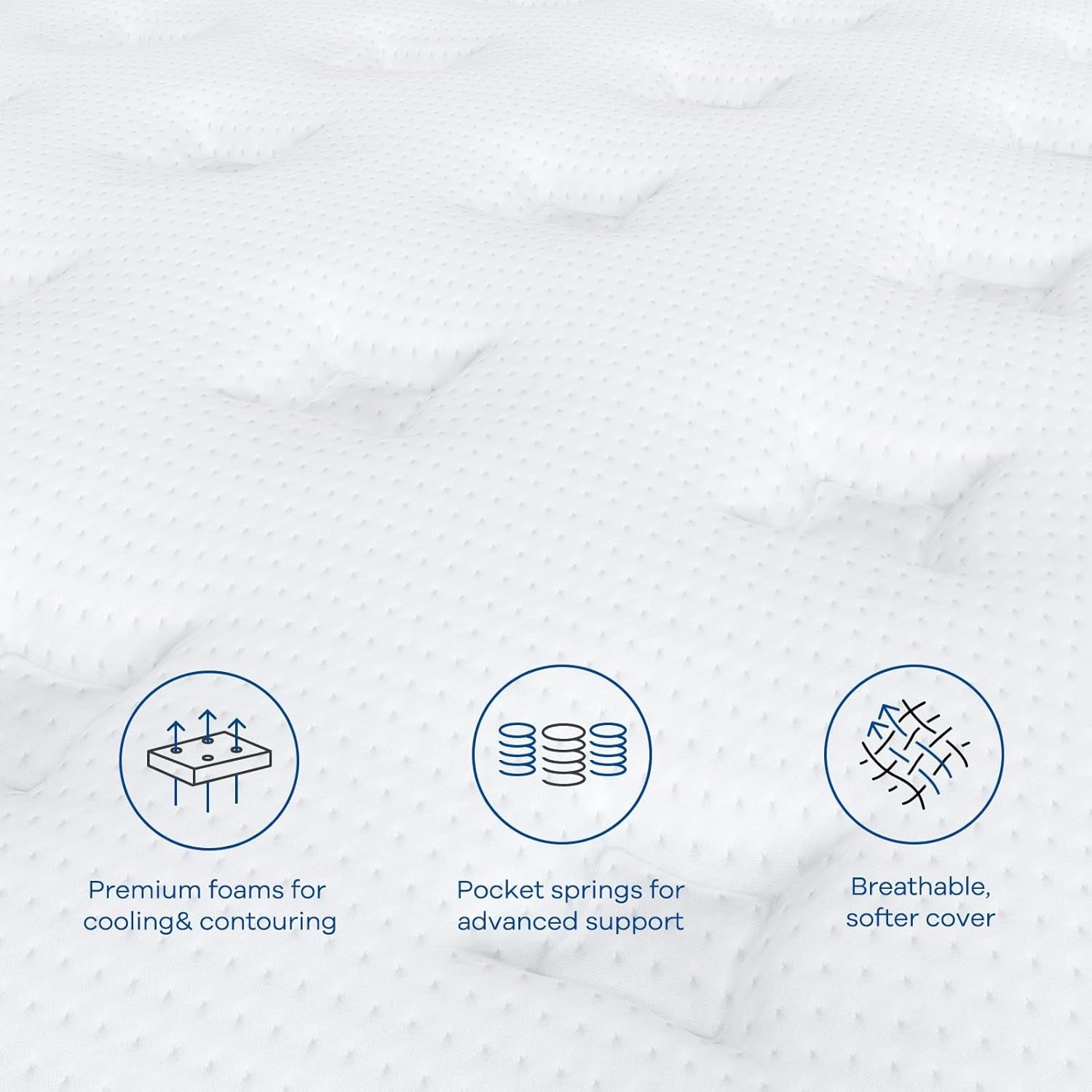 12 Inch Twin XL Mattress with Medium Firm Support-2