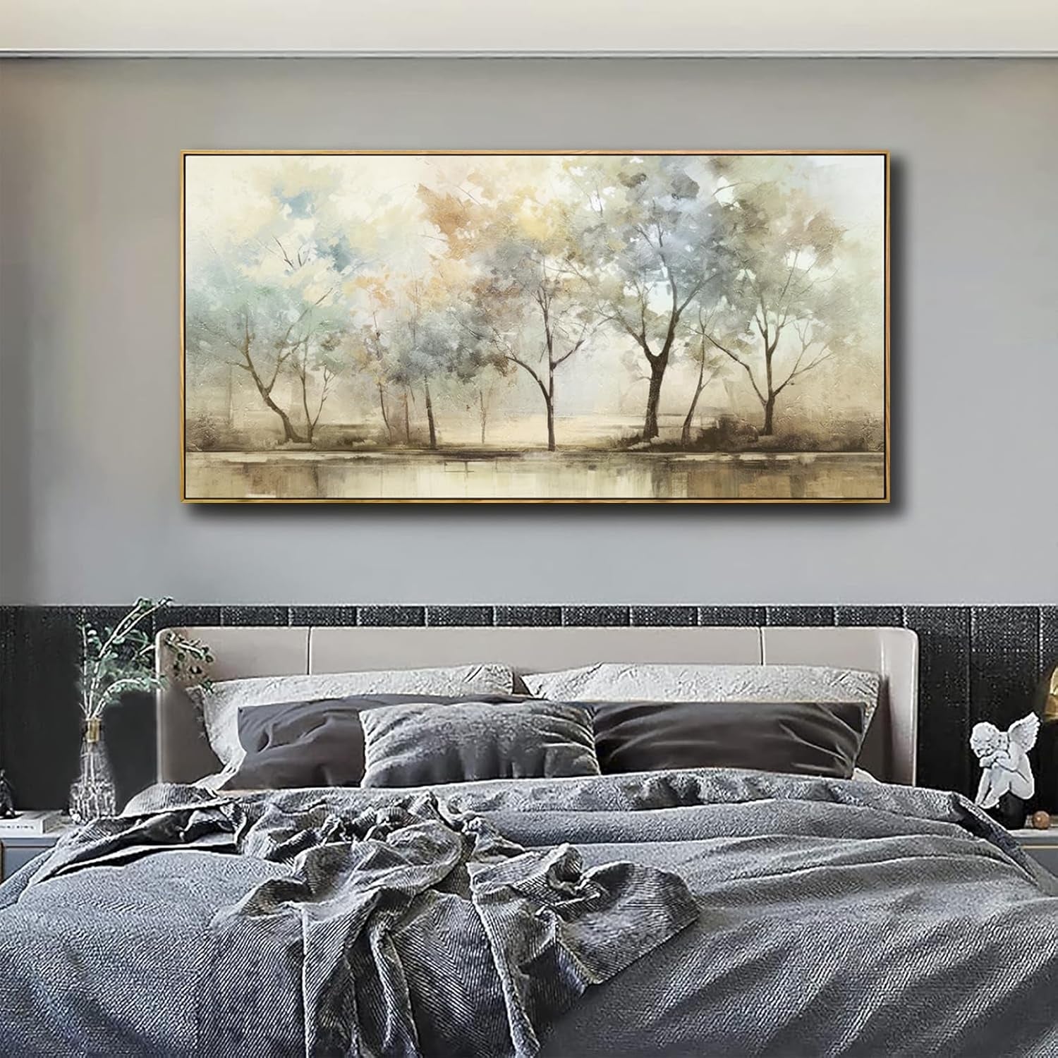 Colorful Abstract Trees Wall Art Canvas 20 By 40Inch-4