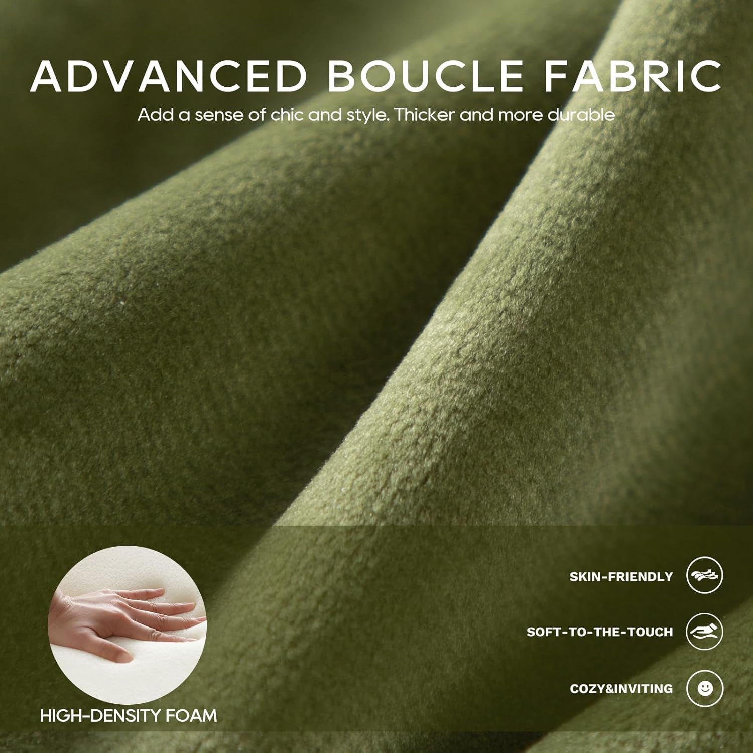 Velvet Accent Chair Set Of 2 Green Barrel Armchairs-3