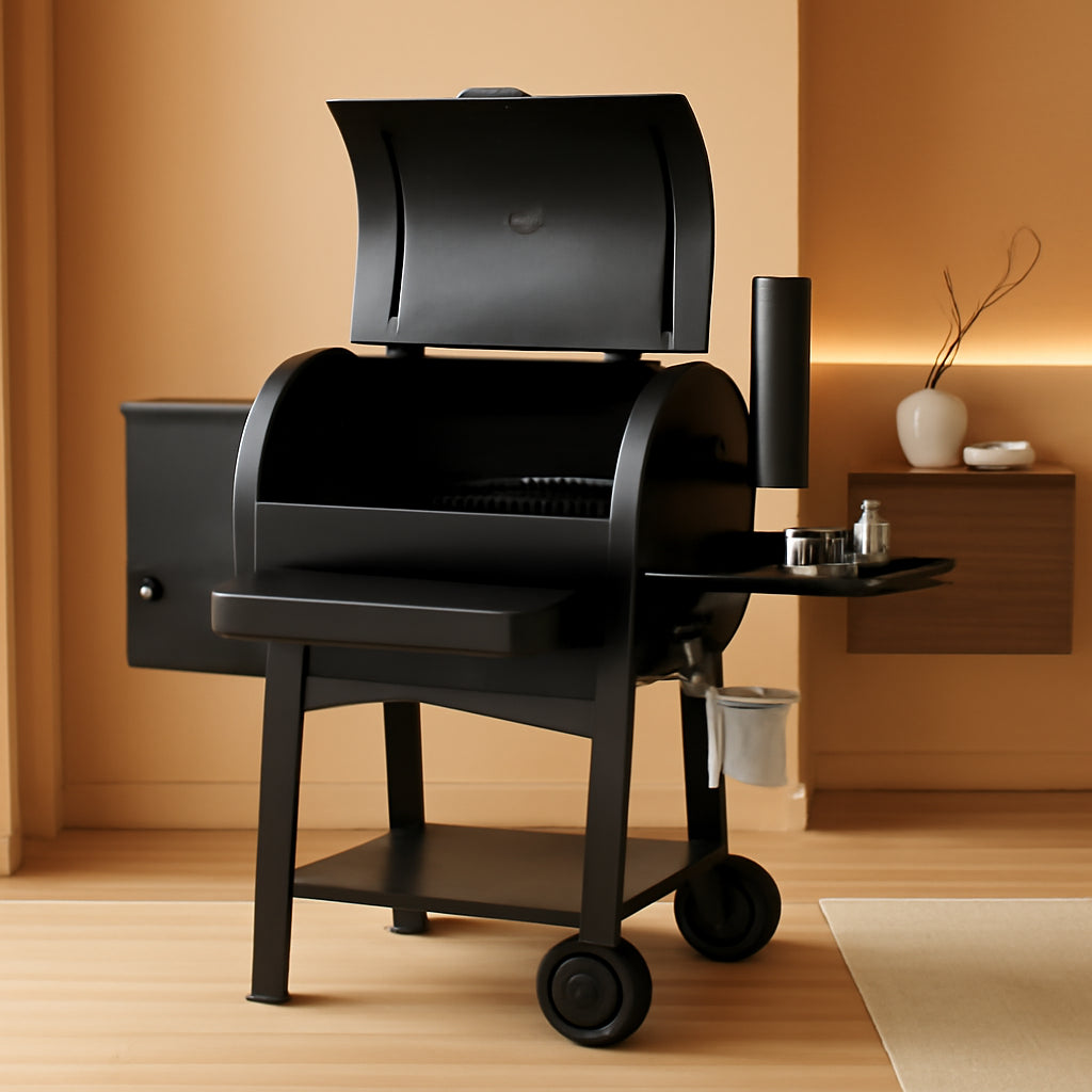 Portable Wood Pellet Grill With Cart 580 Sq In Cook Area
