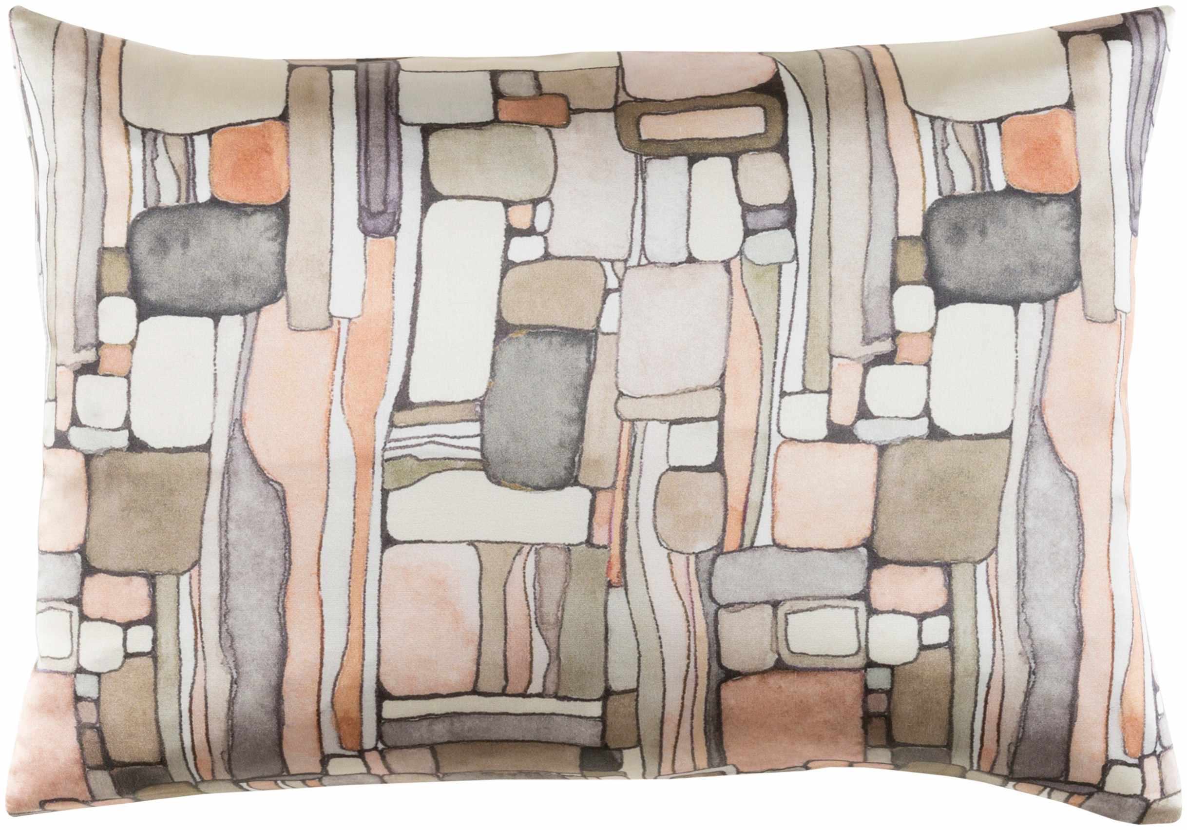 Graceville Geometric Abstract Throw Pillow
