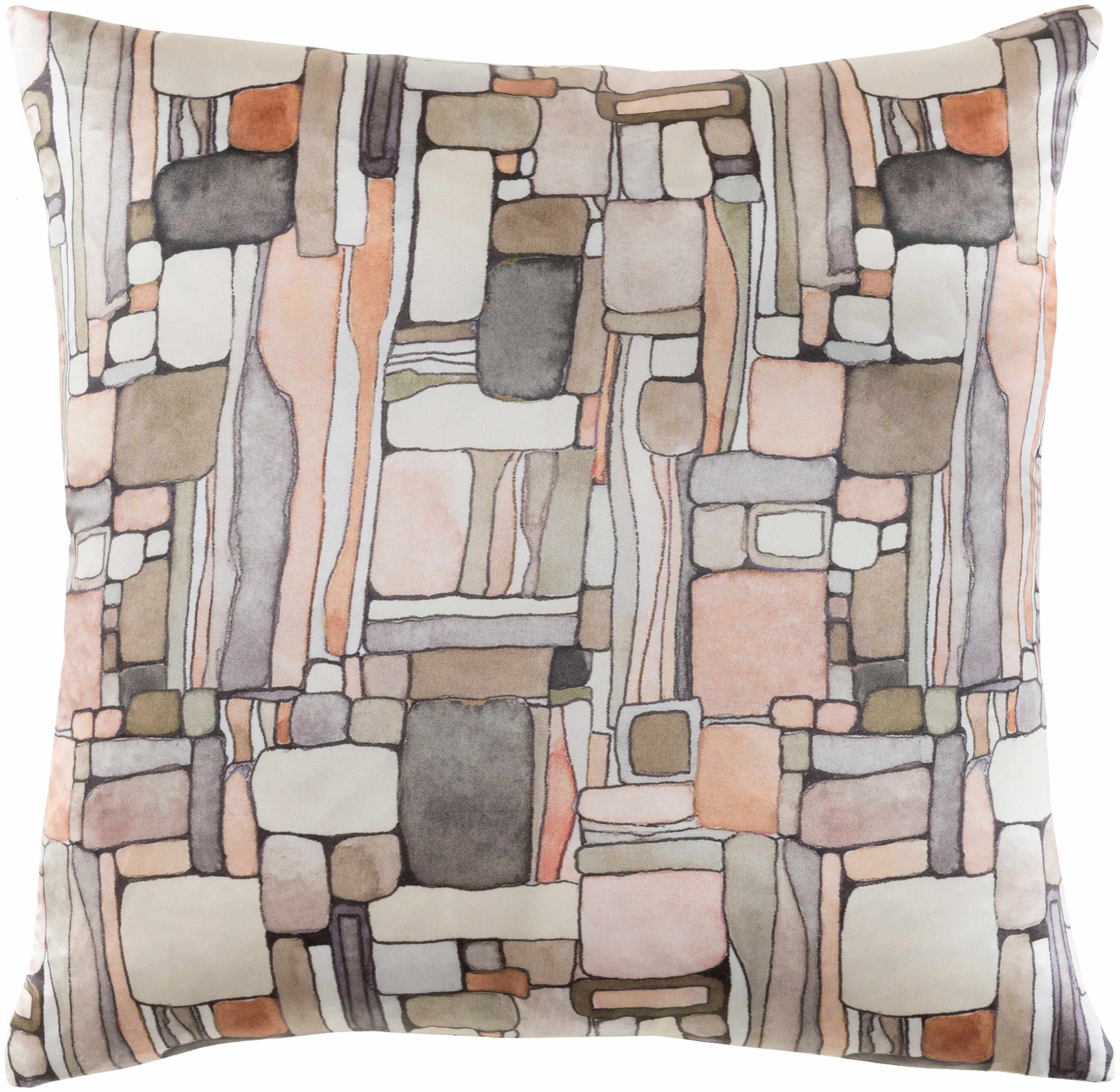 Graceville Geometric Abstract Throw Pillow